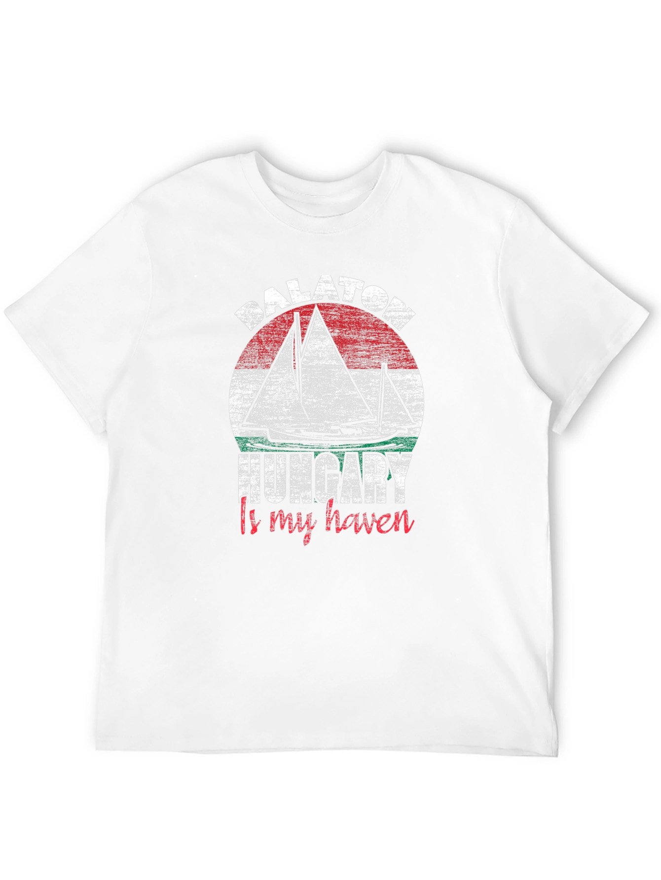 Balaton Hungary Is My Haven Black T-Shirt