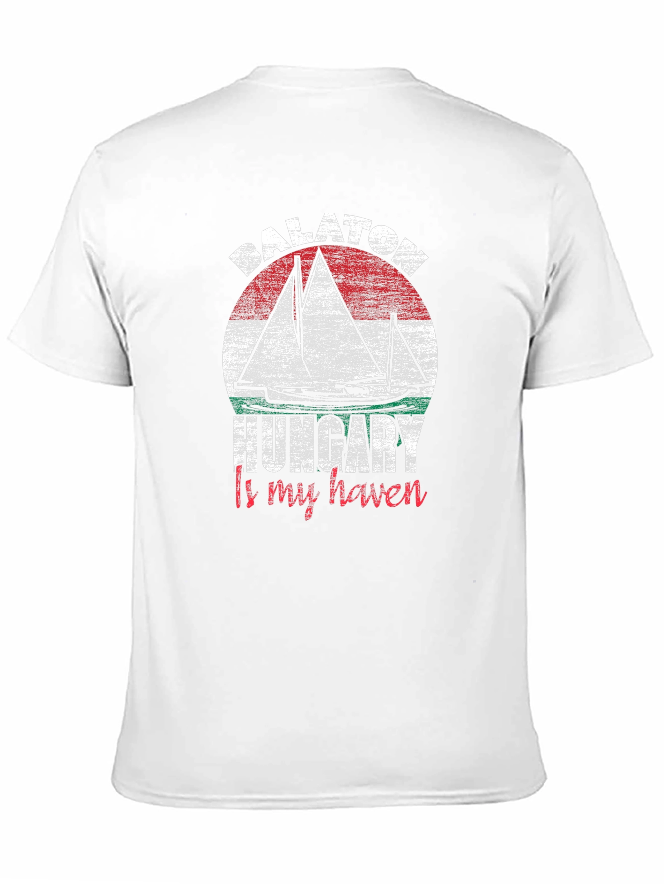 Balaton Hungary Is My Haven Black T-Shirt