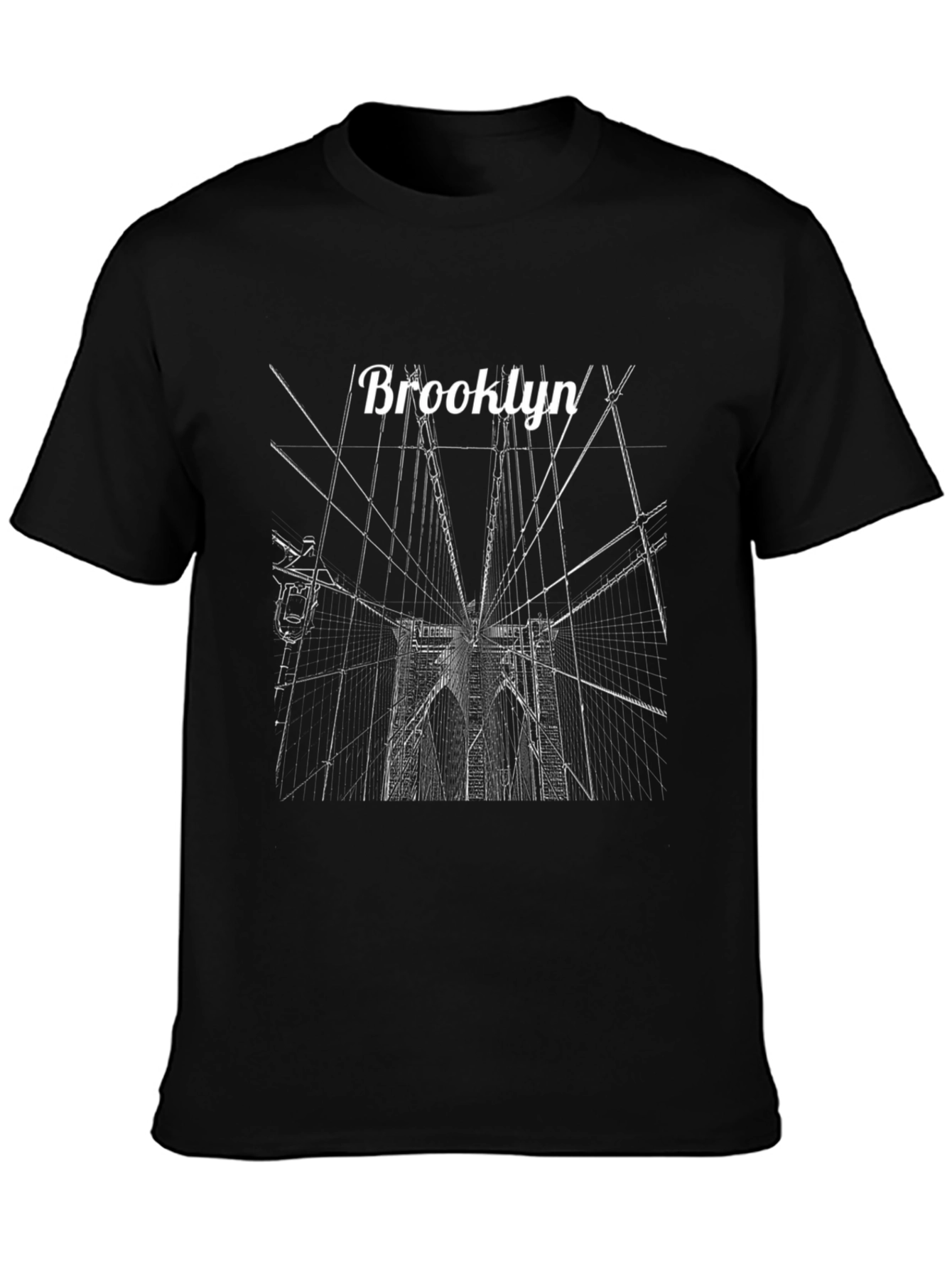 Brooklyn Bridge Graphic Tee - Black T-Shirt