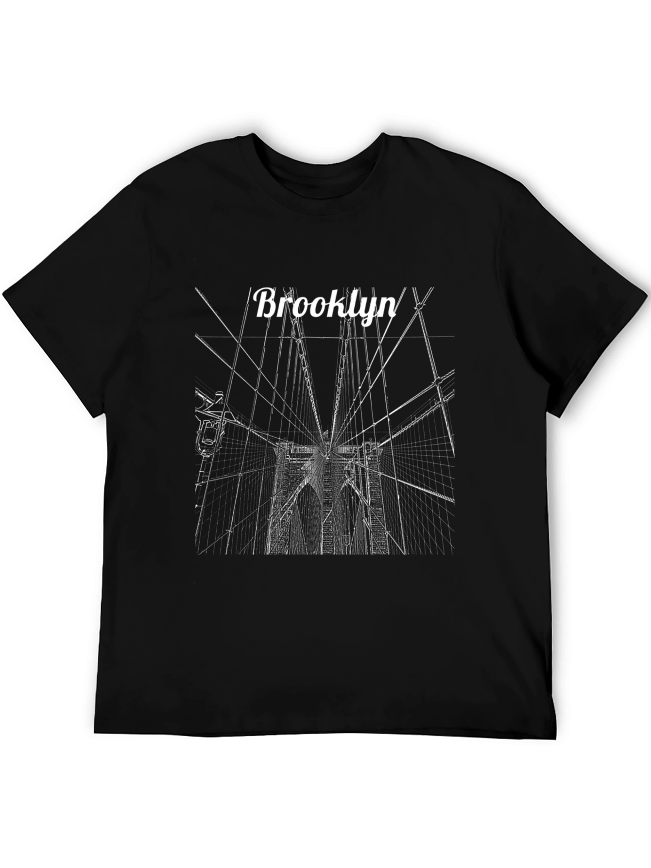 Brooklyn Bridge Graphic Tee - Black T-Shirt