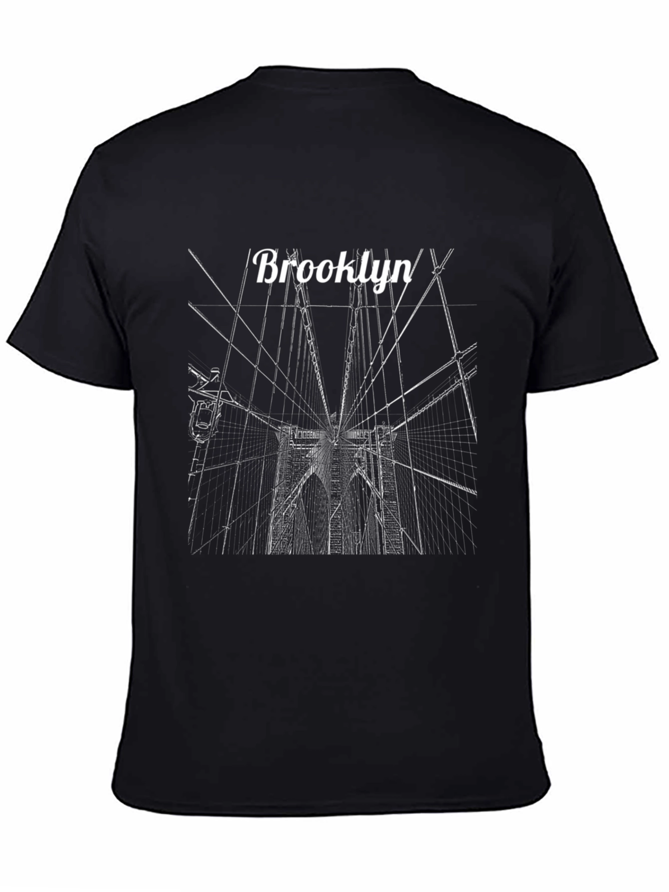 Brooklyn Bridge Graphic Tee - Black T-Shirt