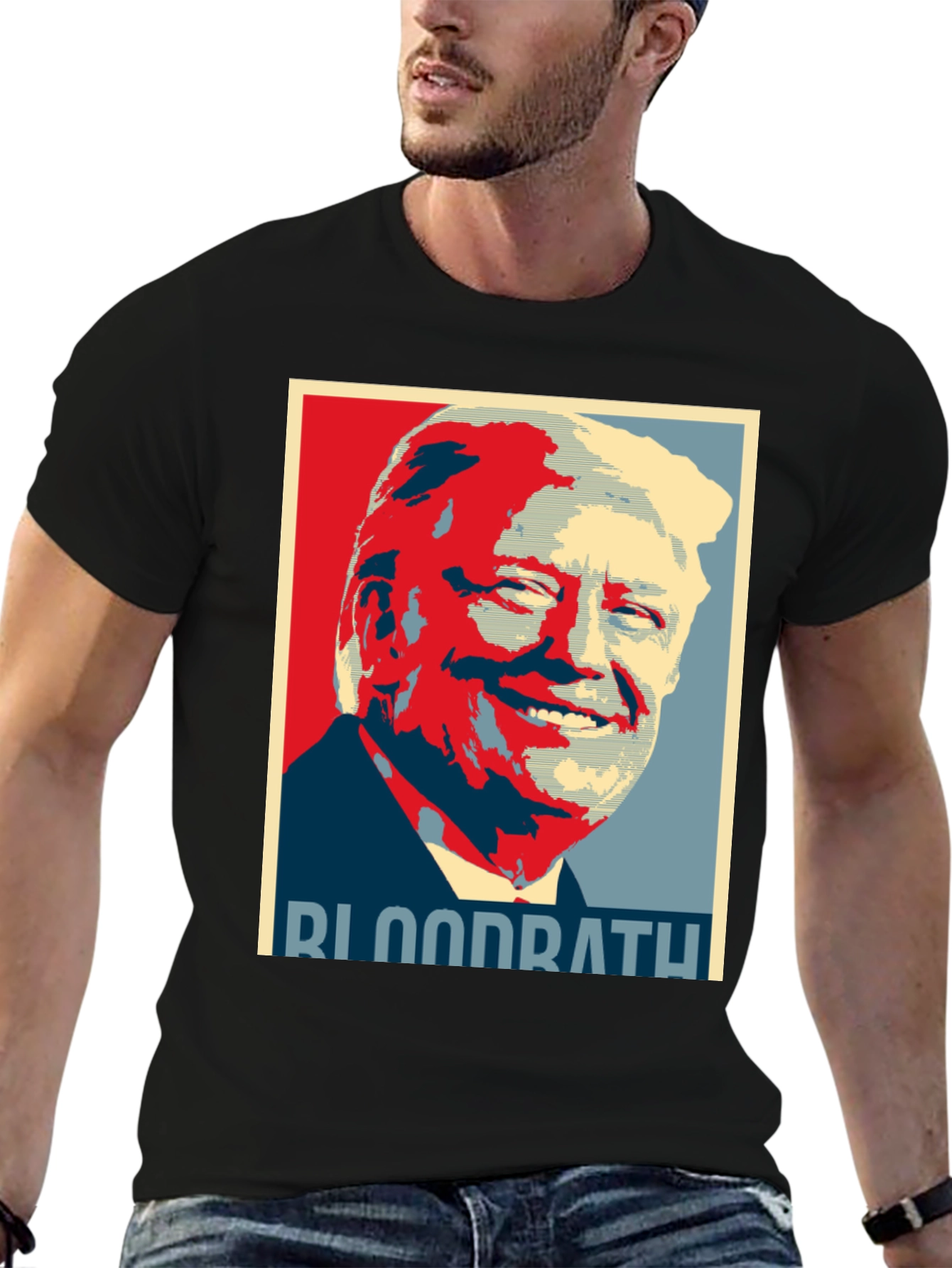 Trump Bloodbath Graphic Tee - Political Statement Shirt