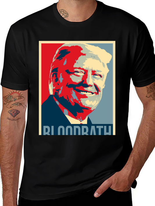 Trump Bloodbath Graphic Tee - Political Statement Shirt