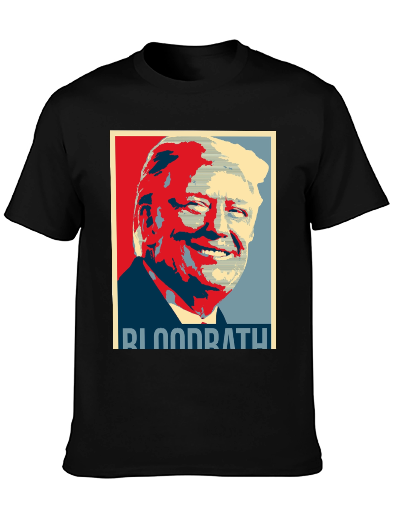 Trump Bloodbath Graphic Tee - Political Statement Shirt