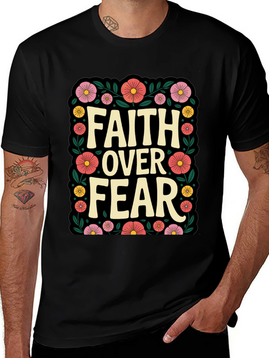 Faith Over Fear Floral Graphic Tee
