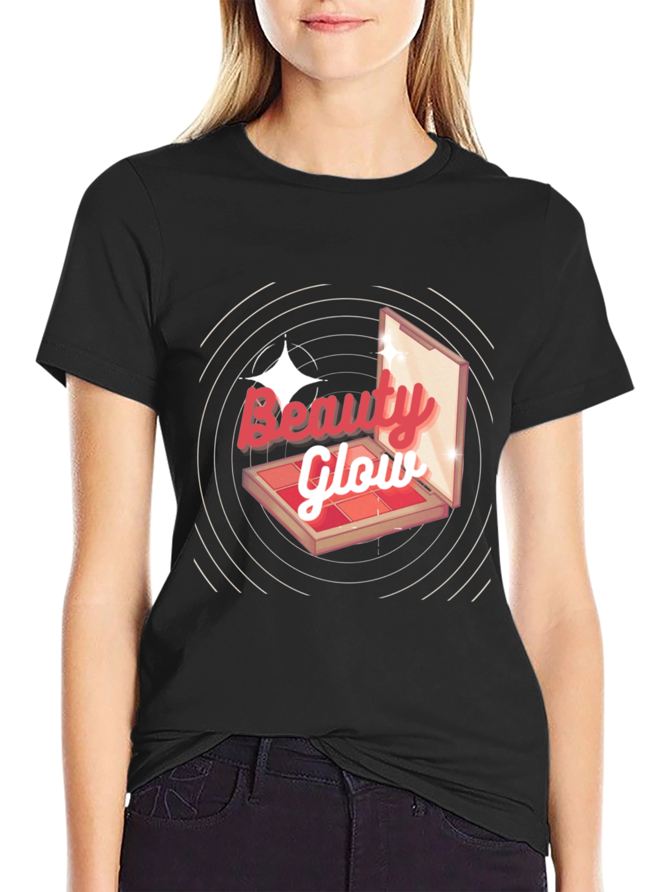 Beauty Glow Makeup Palette Graphic T-Shirt