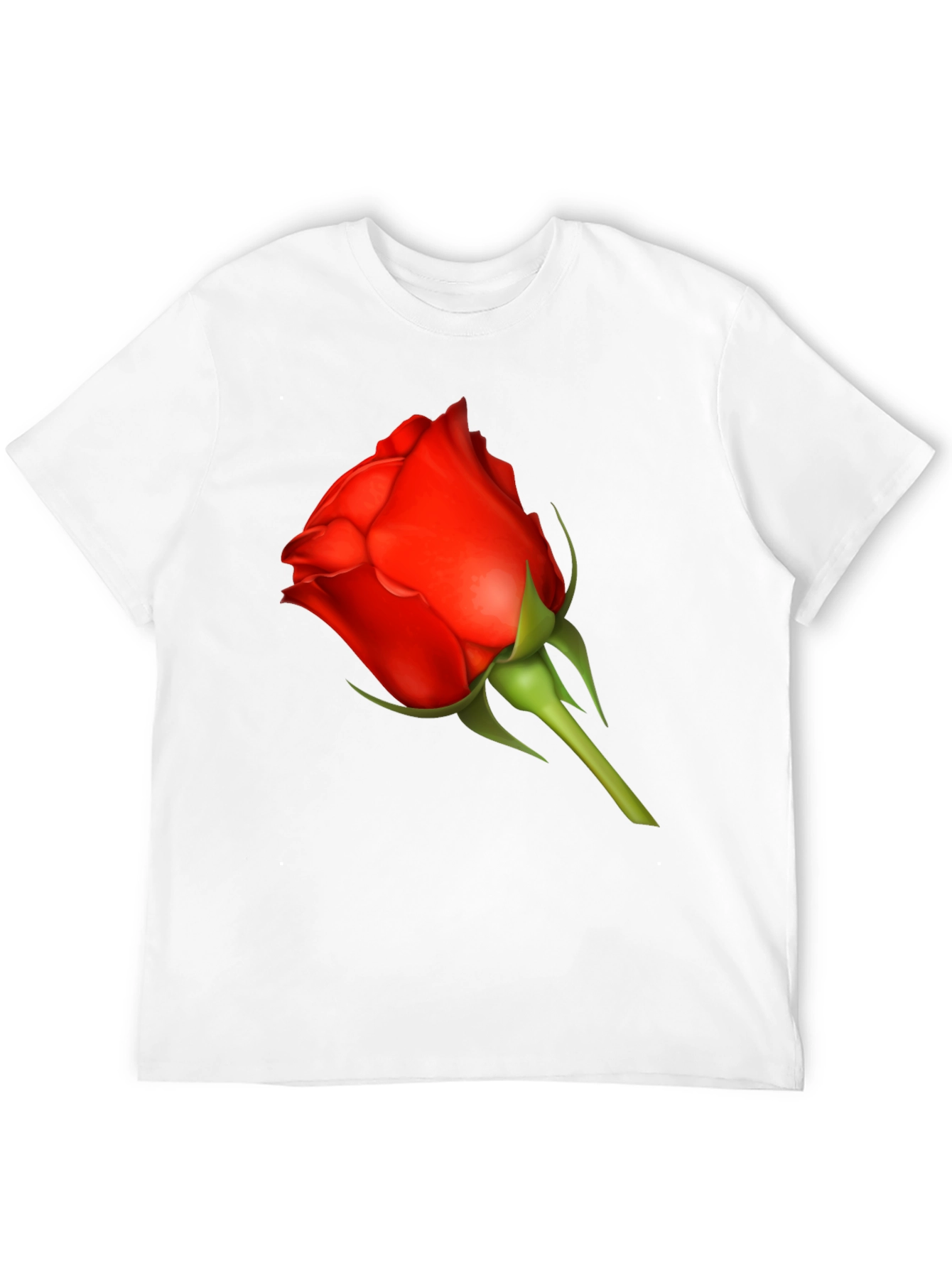 Rose Graphic Black T-Shirt