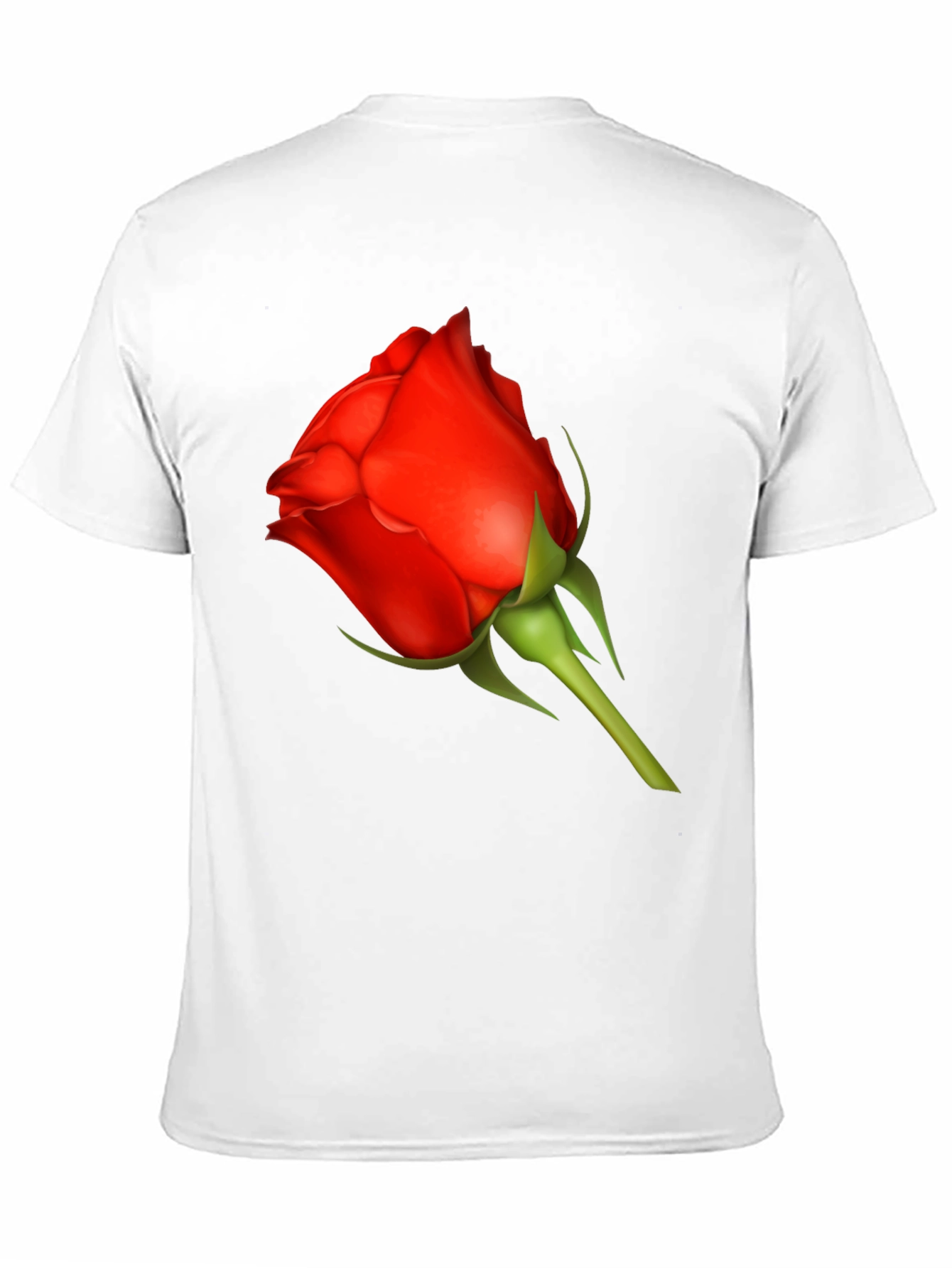 Rose Graphic Black T-Shirt