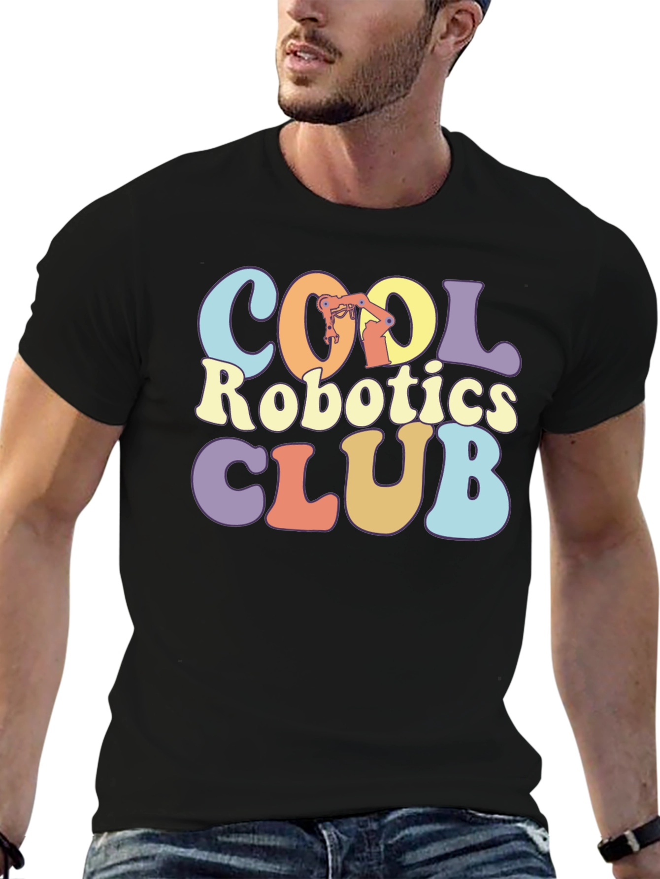 Cool Robotics Club Graphic T-Shirt