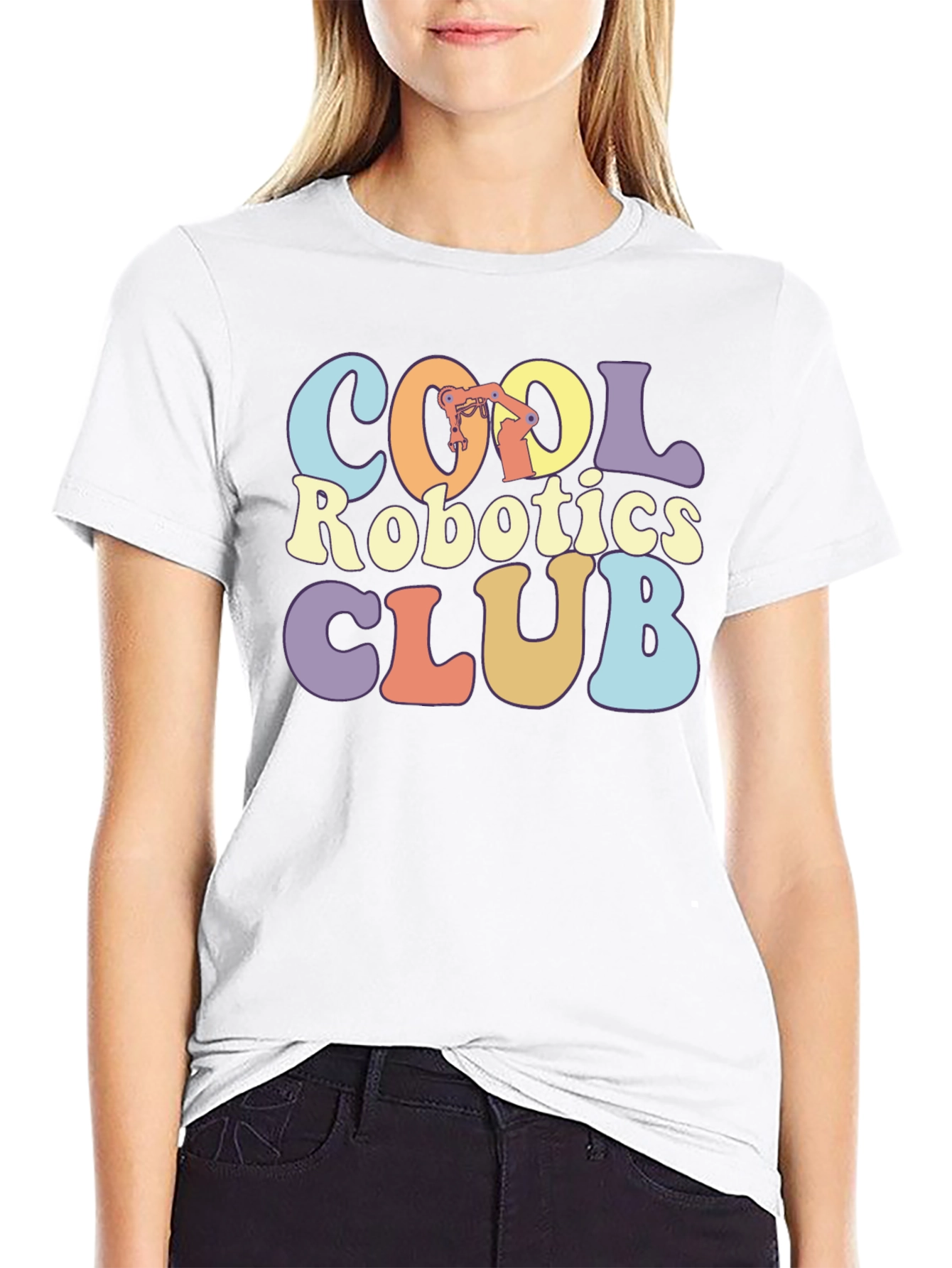 Cool Robotics Club Graphic T-Shirt