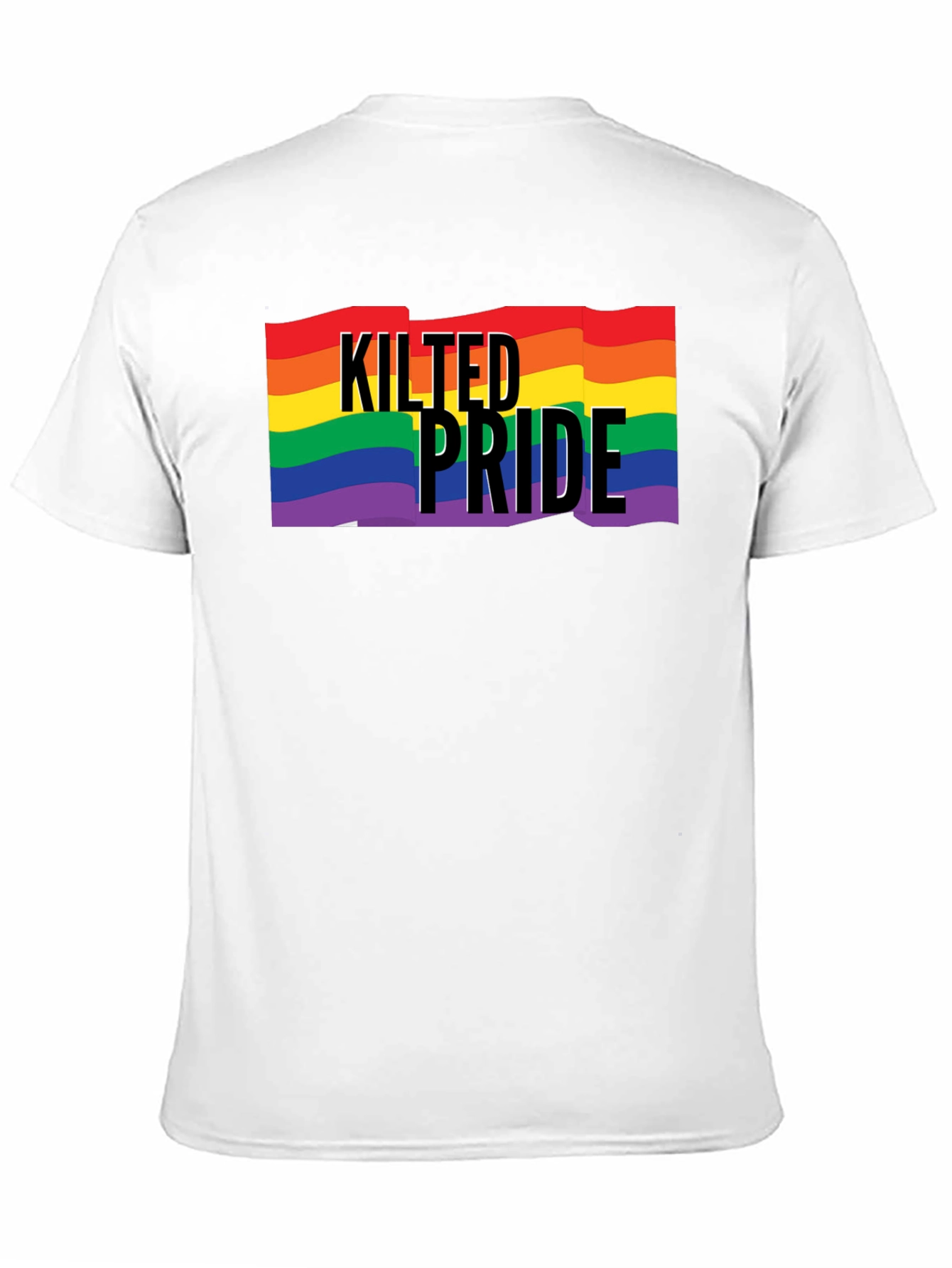 Kilted Pride LGBT Rainbow Graphic Tee