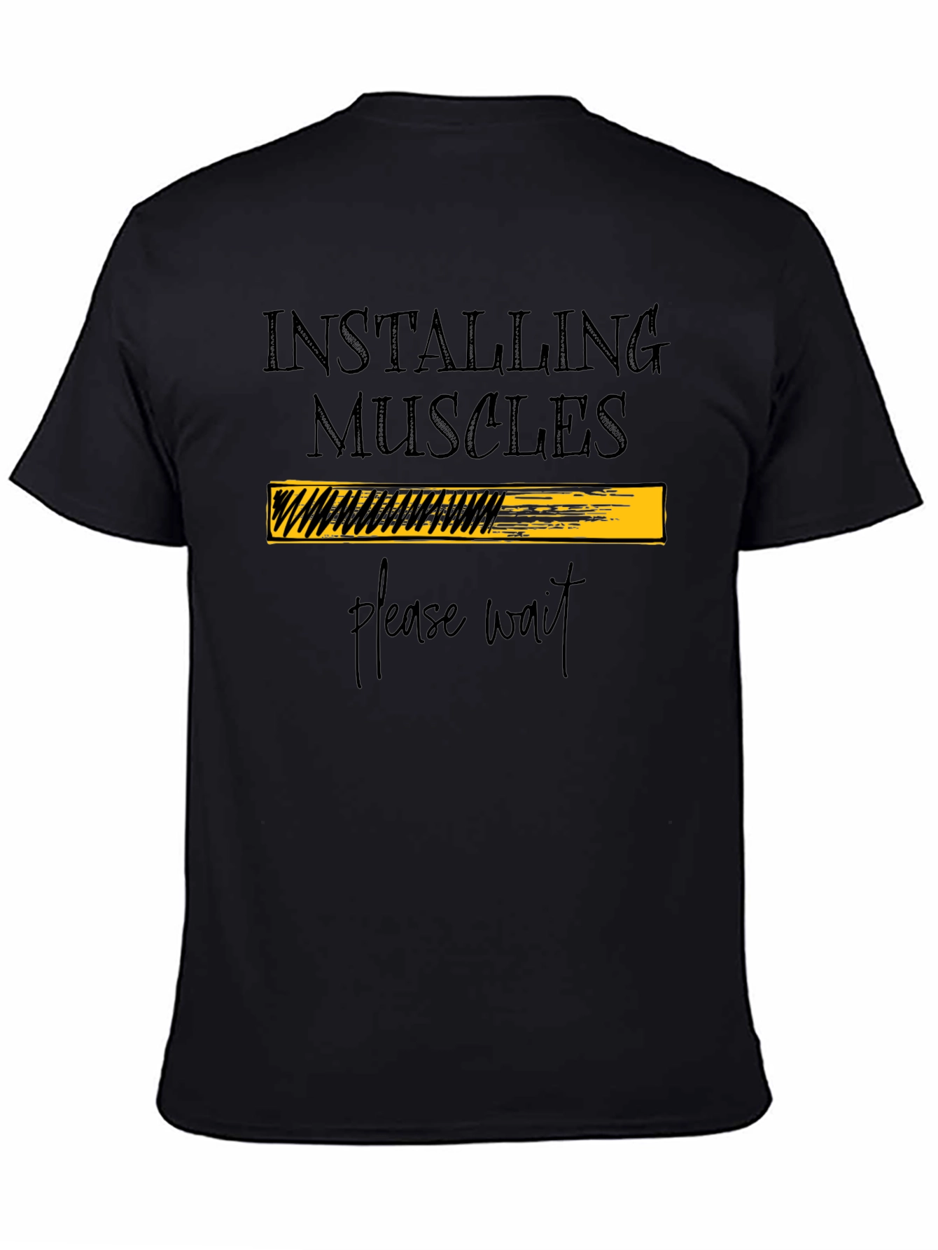 Installing Muscles T-Shirt - Funny Gym Workout Tee