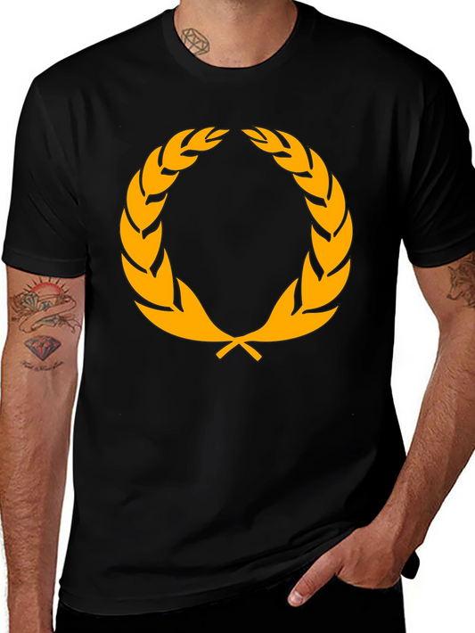Laurel Wreath Graphic Tee - Classic Style
