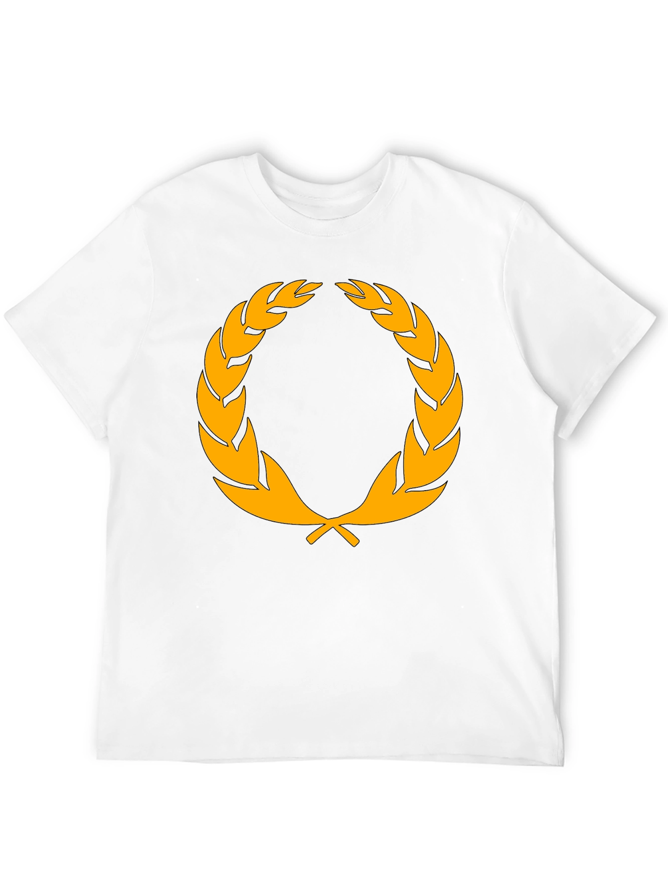 Laurel Wreath Graphic Tee - Classic Style
