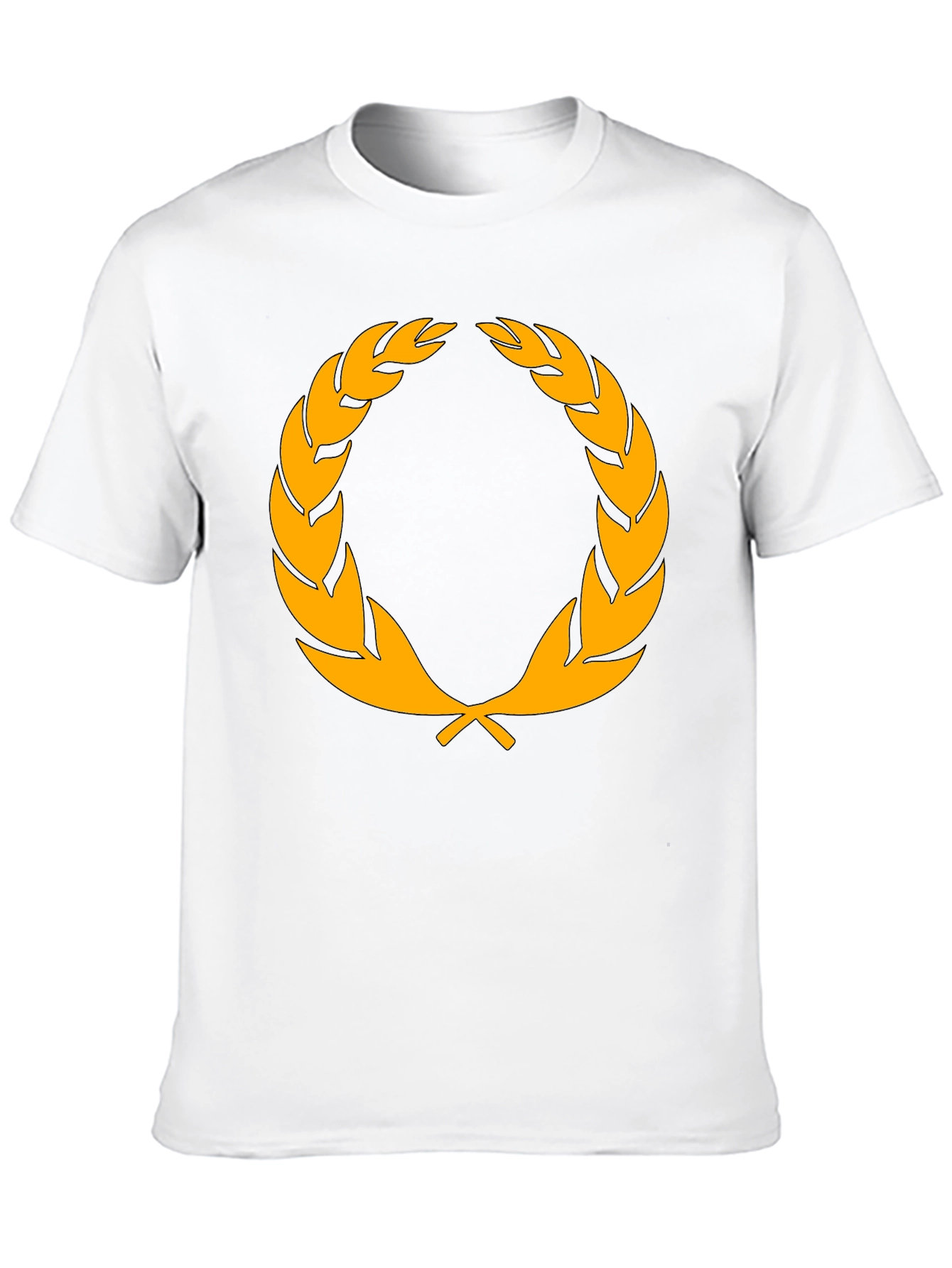 Laurel Wreath Graphic Tee - Classic Style