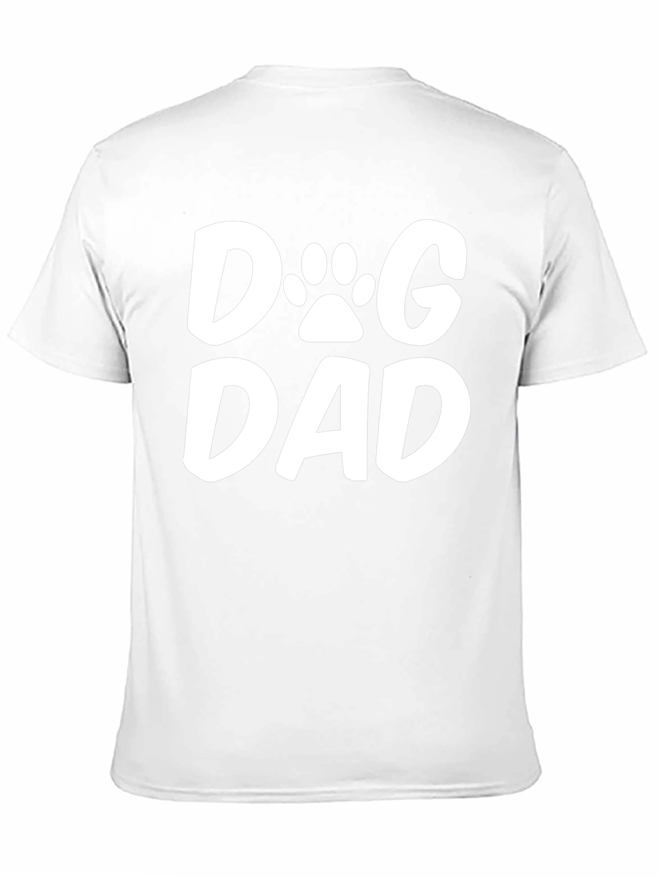 Dog Dad T-Shirt - Black Cotton Blend Tee