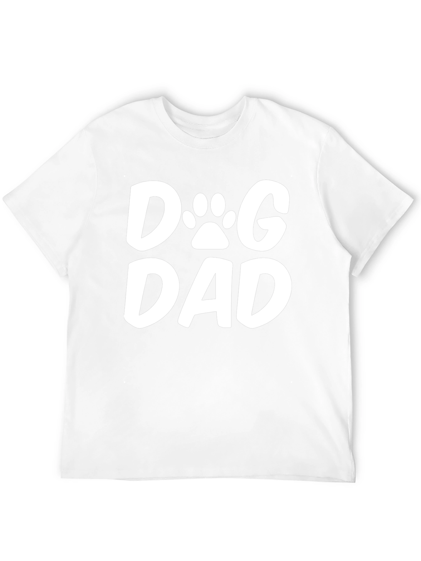 Dog Dad T-Shirt - Black Cotton Blend Tee