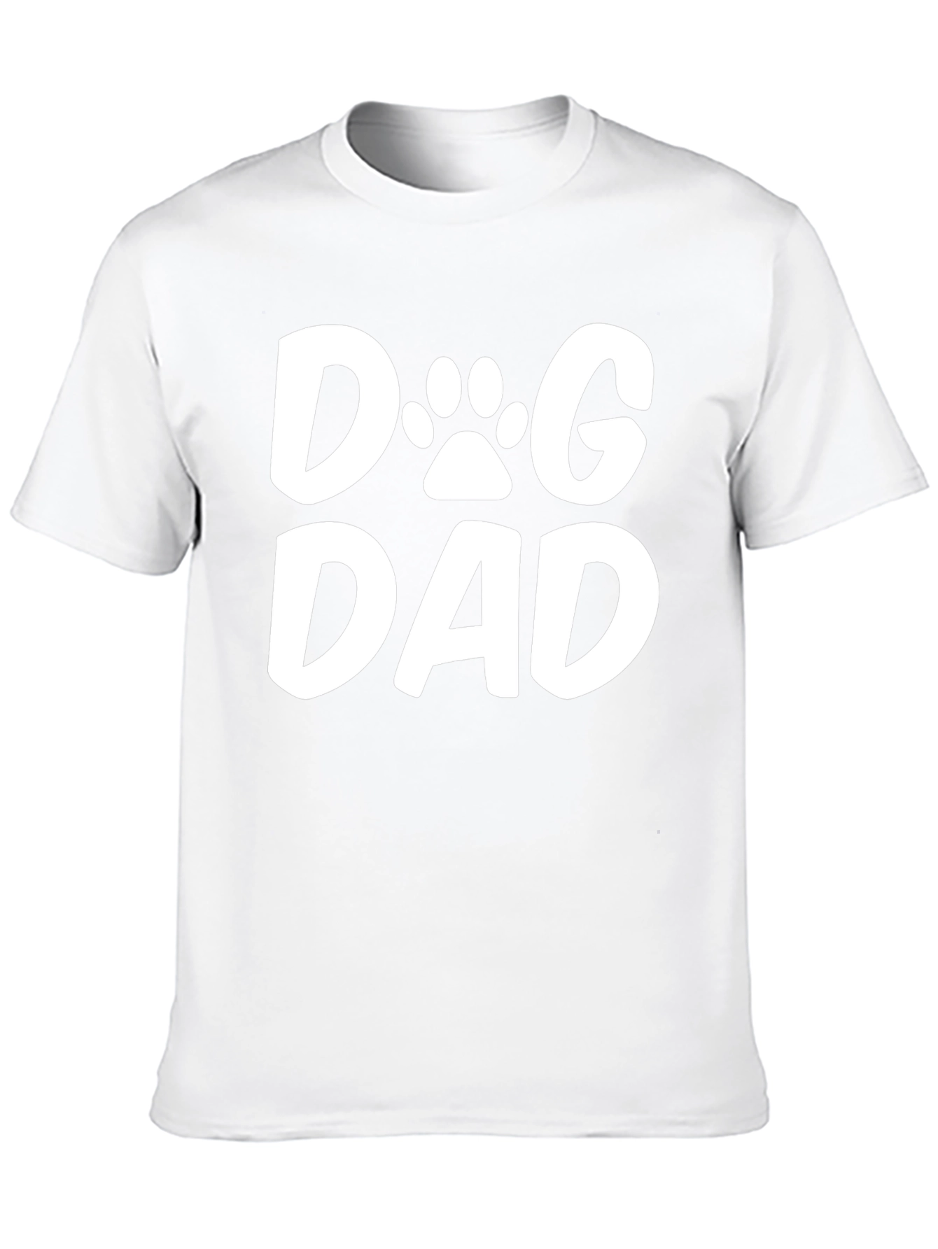 Dog Dad T-Shirt - Black Cotton Blend Tee