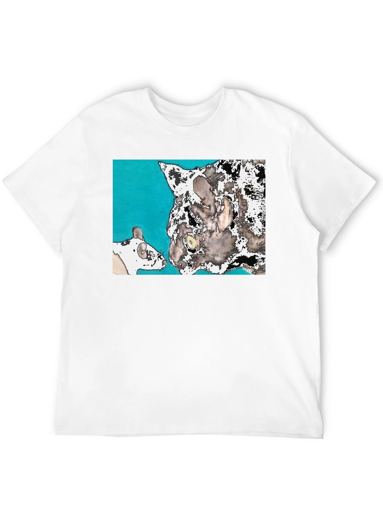 Cat & Mouse Tee - Quirky Graphic T-Shirt