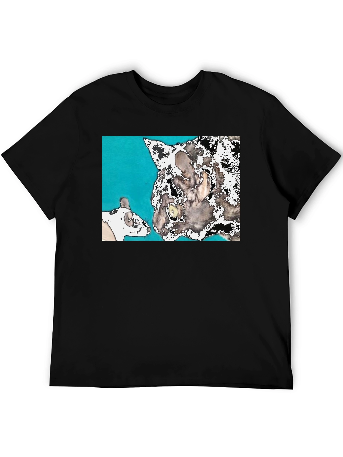 Cat & Mouse Tee - Quirky Graphic T-Shirt
