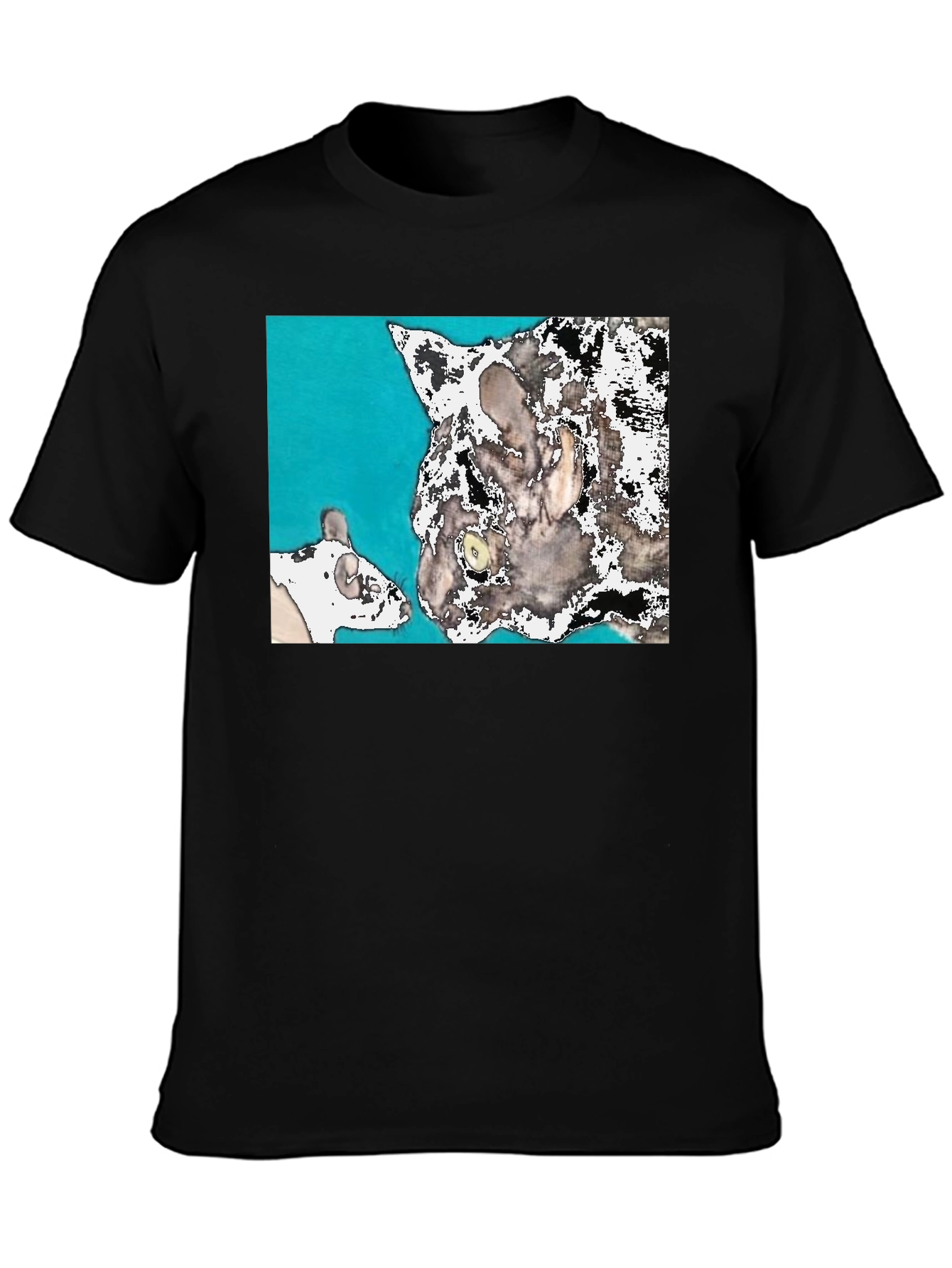 Cat & Mouse Tee - Quirky Graphic T-Shirt