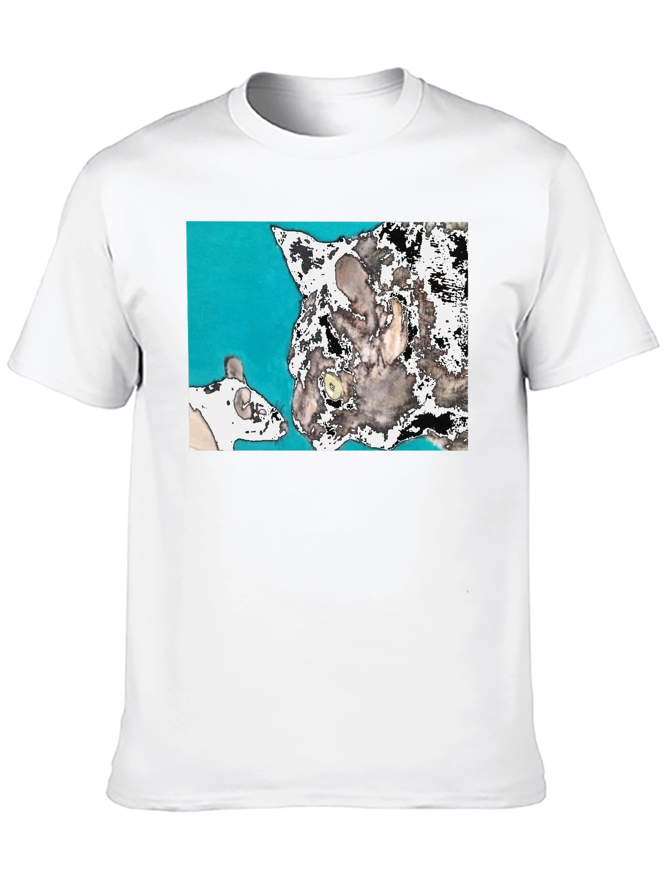 Cat & Mouse Tee - Quirky Graphic T-Shirt
