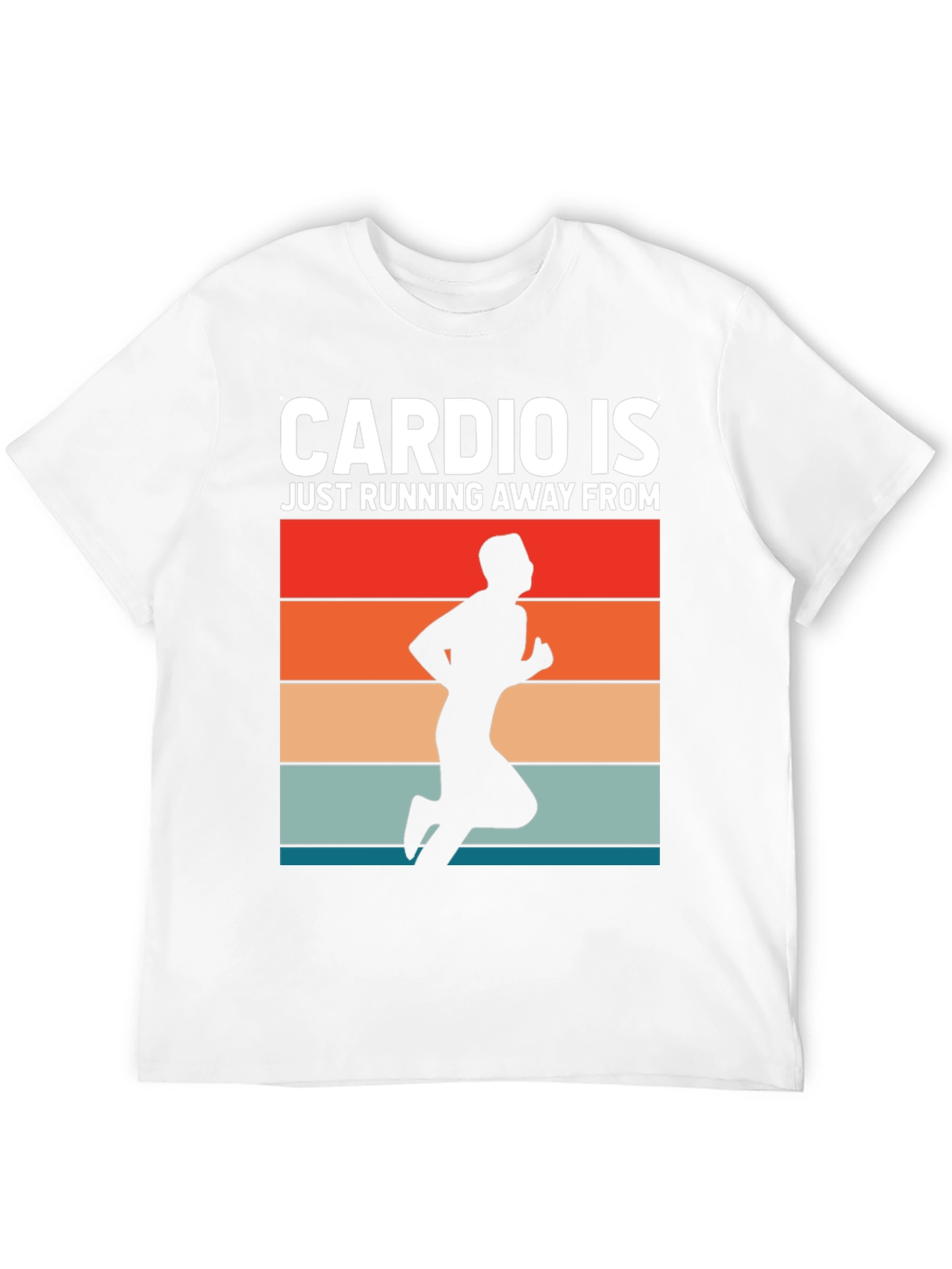 Cardio Running Retro Graphic T-Shirt