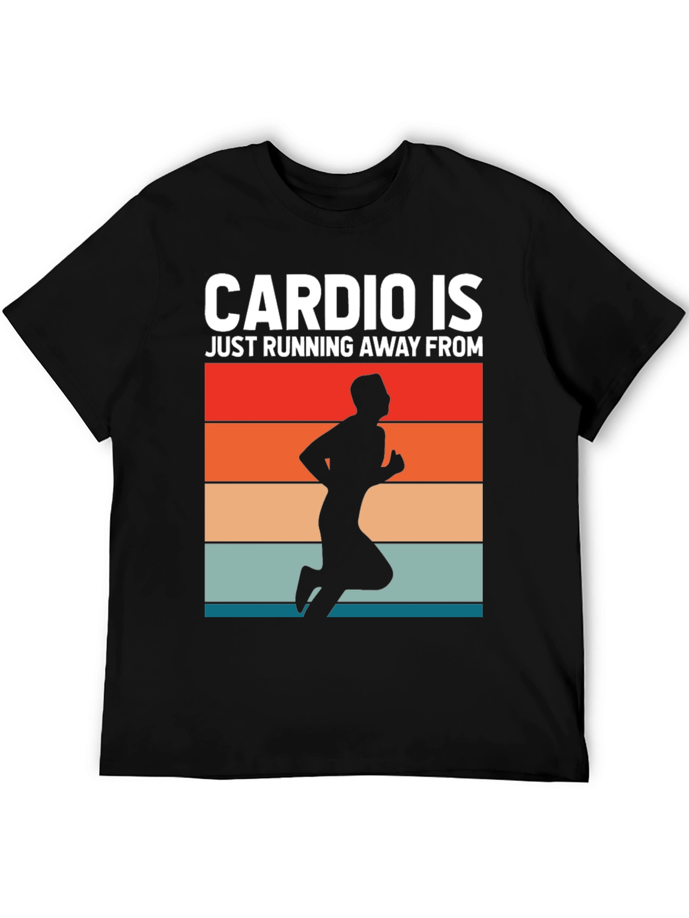 Cardio Running Retro Graphic T-Shirt