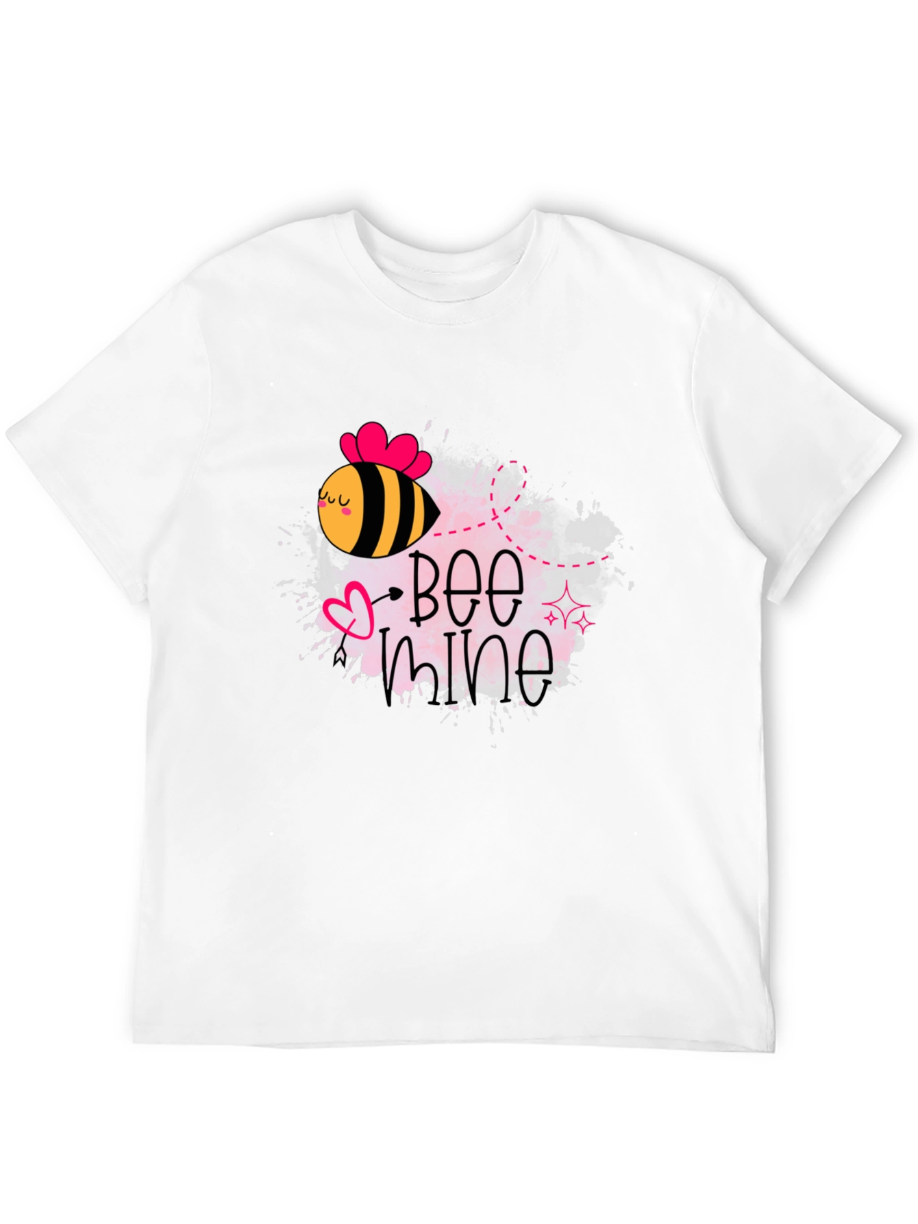 Bee Mine Valentines Day Graphic T-Shirt