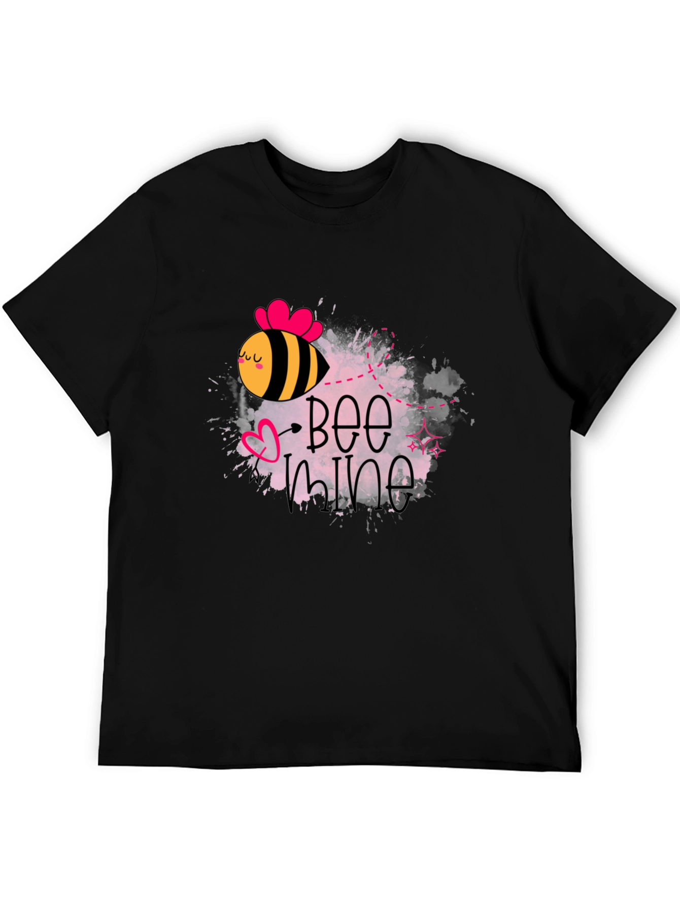 Bee Mine Valentines Day Graphic T-Shirt
