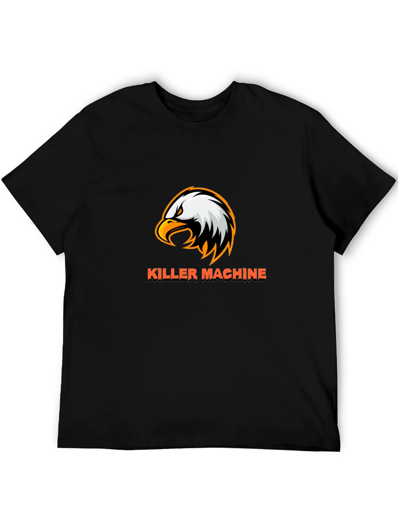 Killer Machine Eagle Graphic Black T-Shirt