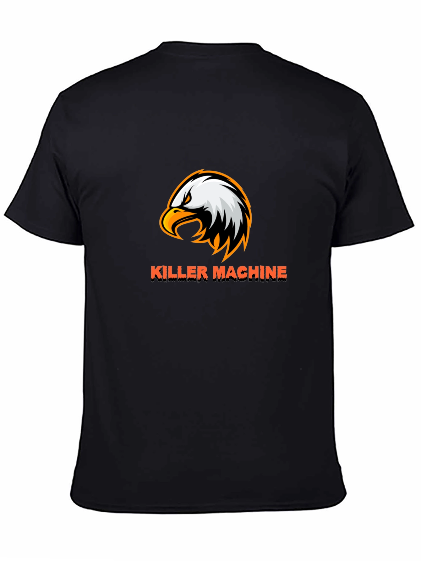Killer Machine Eagle Graphic Black T-Shirt