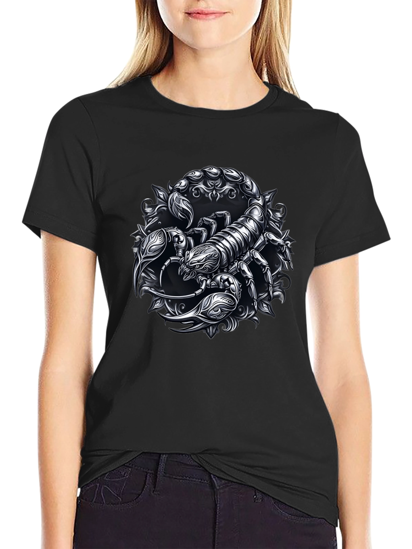 Scorpion Graphic Black T-Shirt