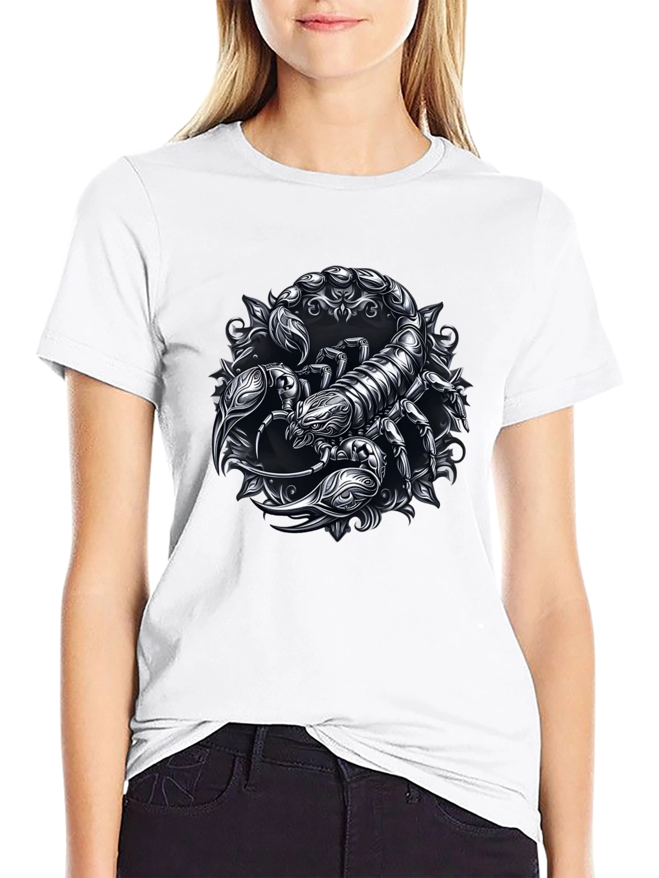 Scorpion Graphic Black T-Shirt