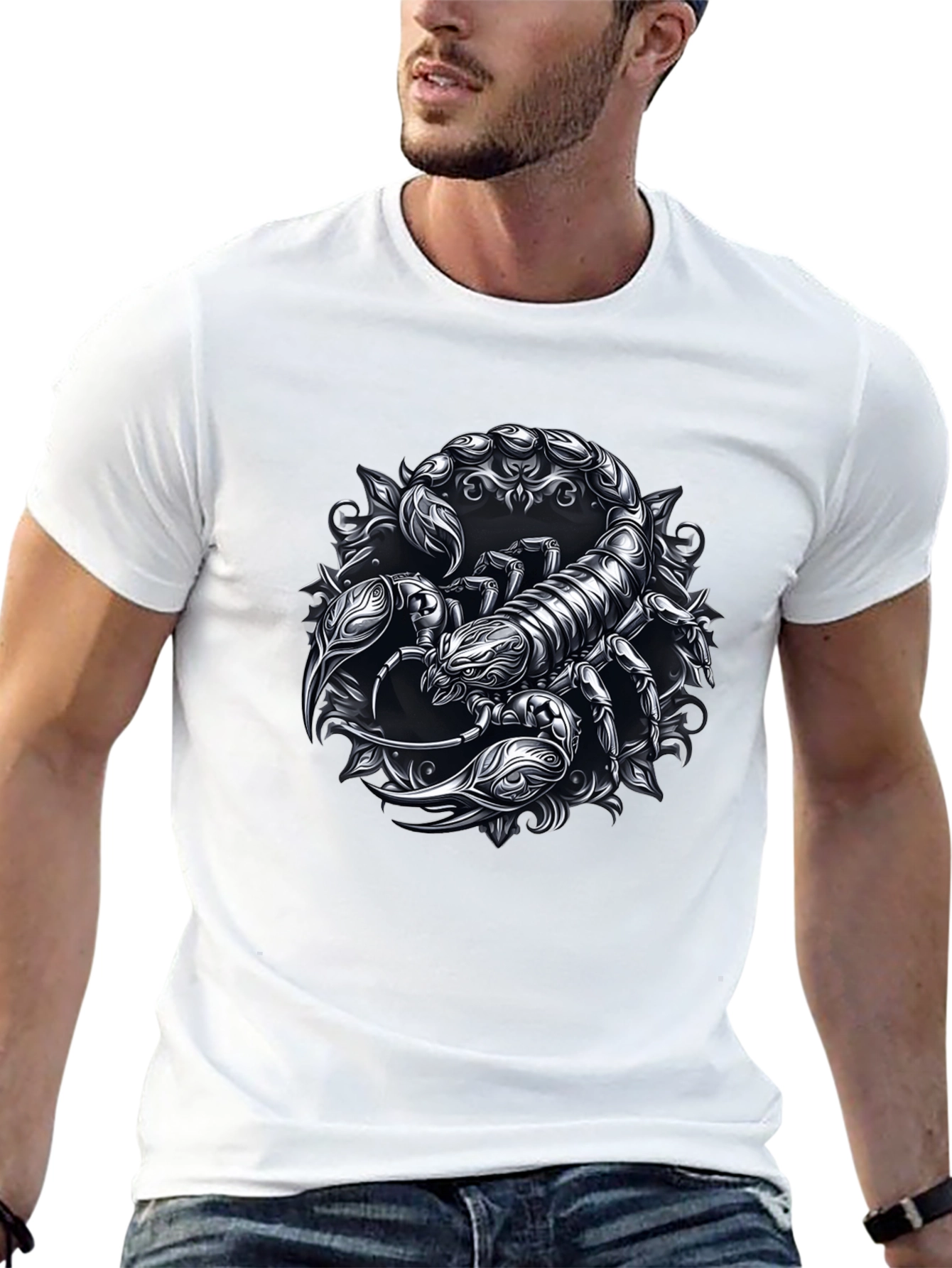 Scorpion Graphic Black T-Shirt