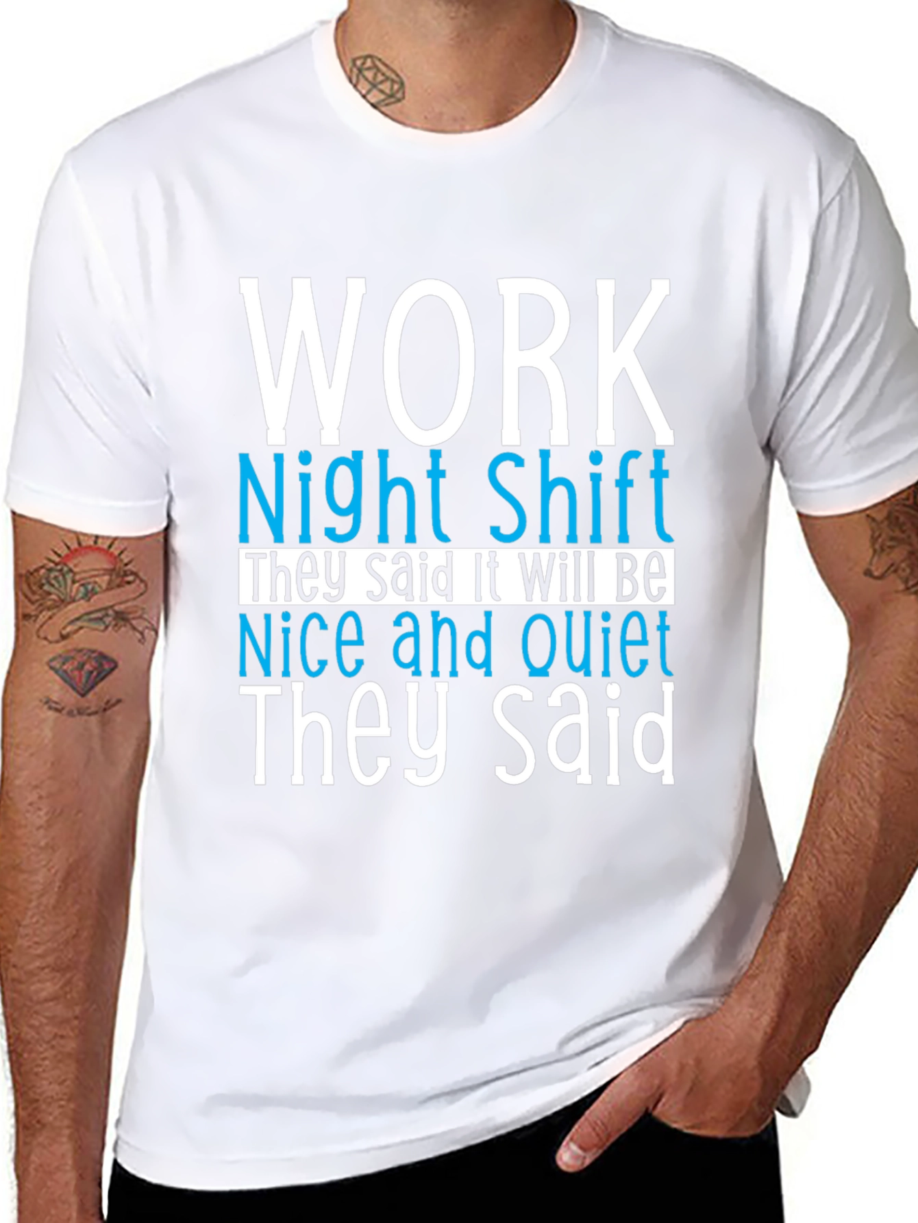 Night Shift Work Humor T-Shirt