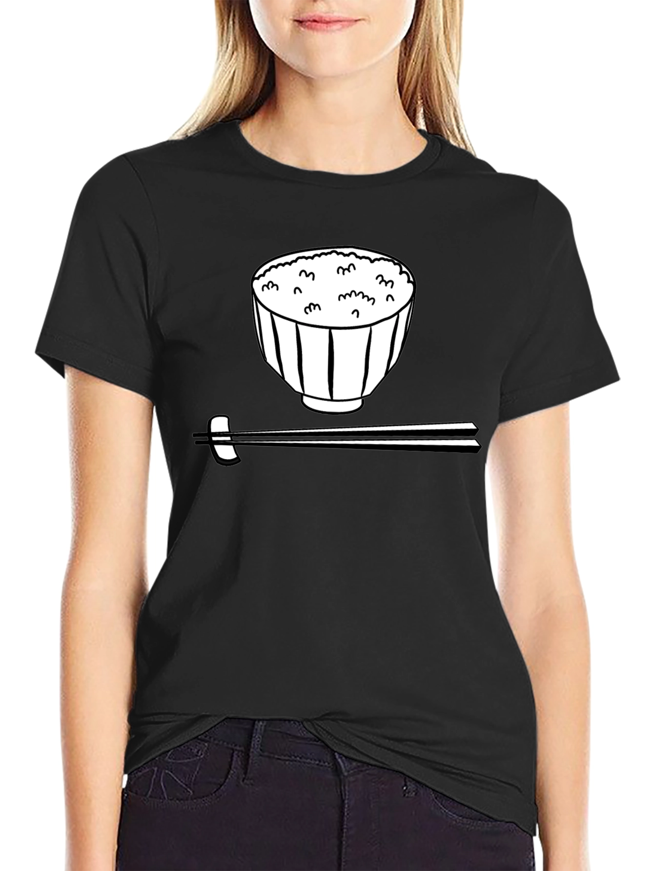Rice Bowl Graphic Tee - Unisex Casual Style