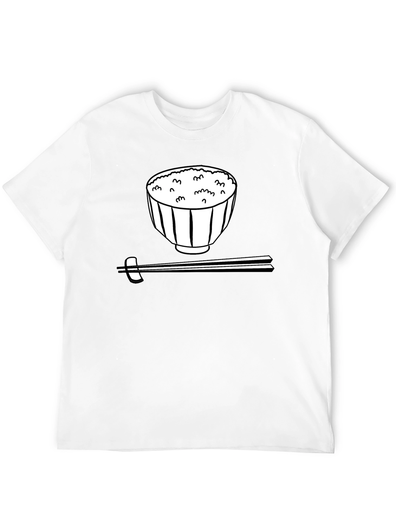 Rice Bowl Graphic Tee - Unisex Casual Style