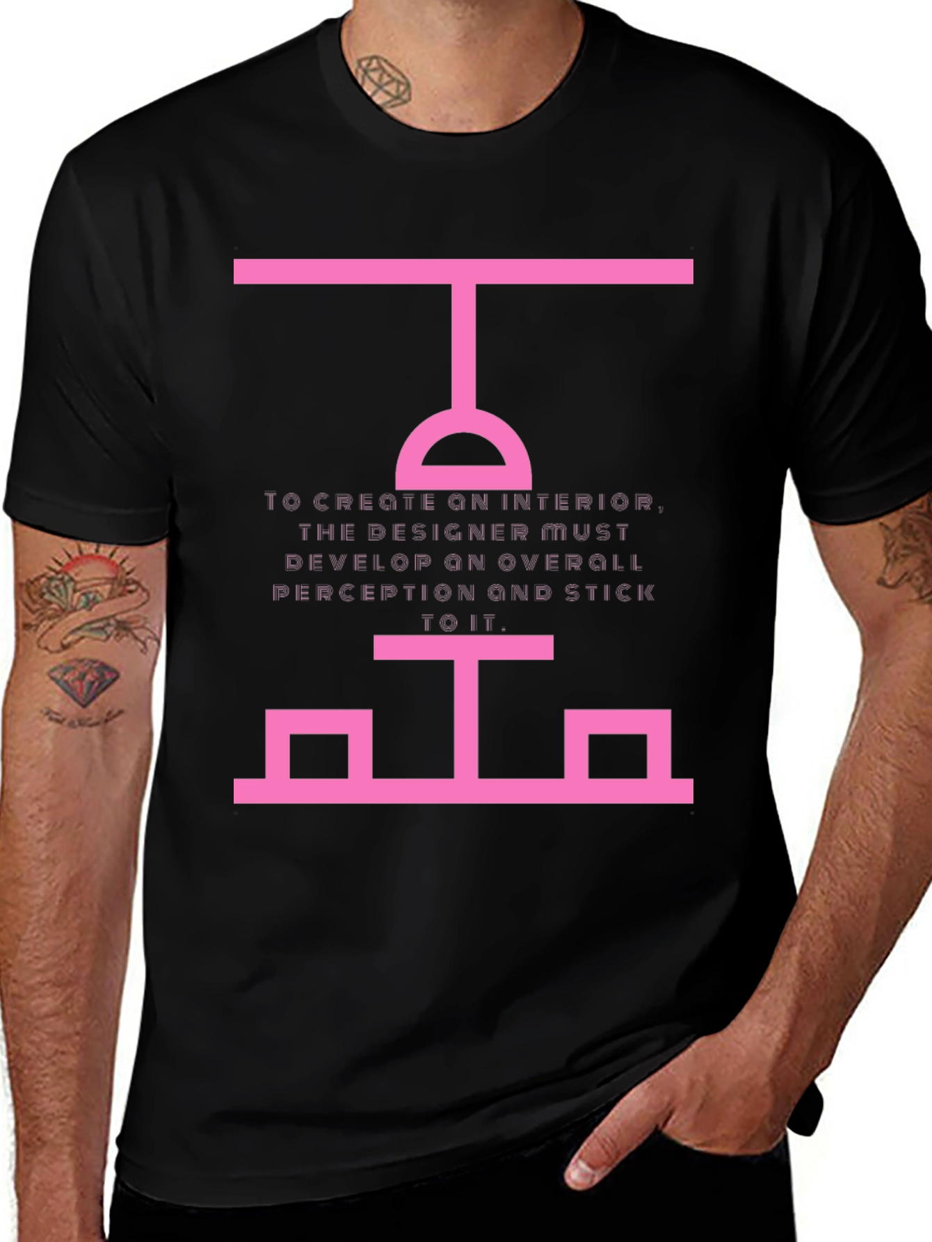 Modernist Design T-Shirt - Interior Designer Graphic Tee
