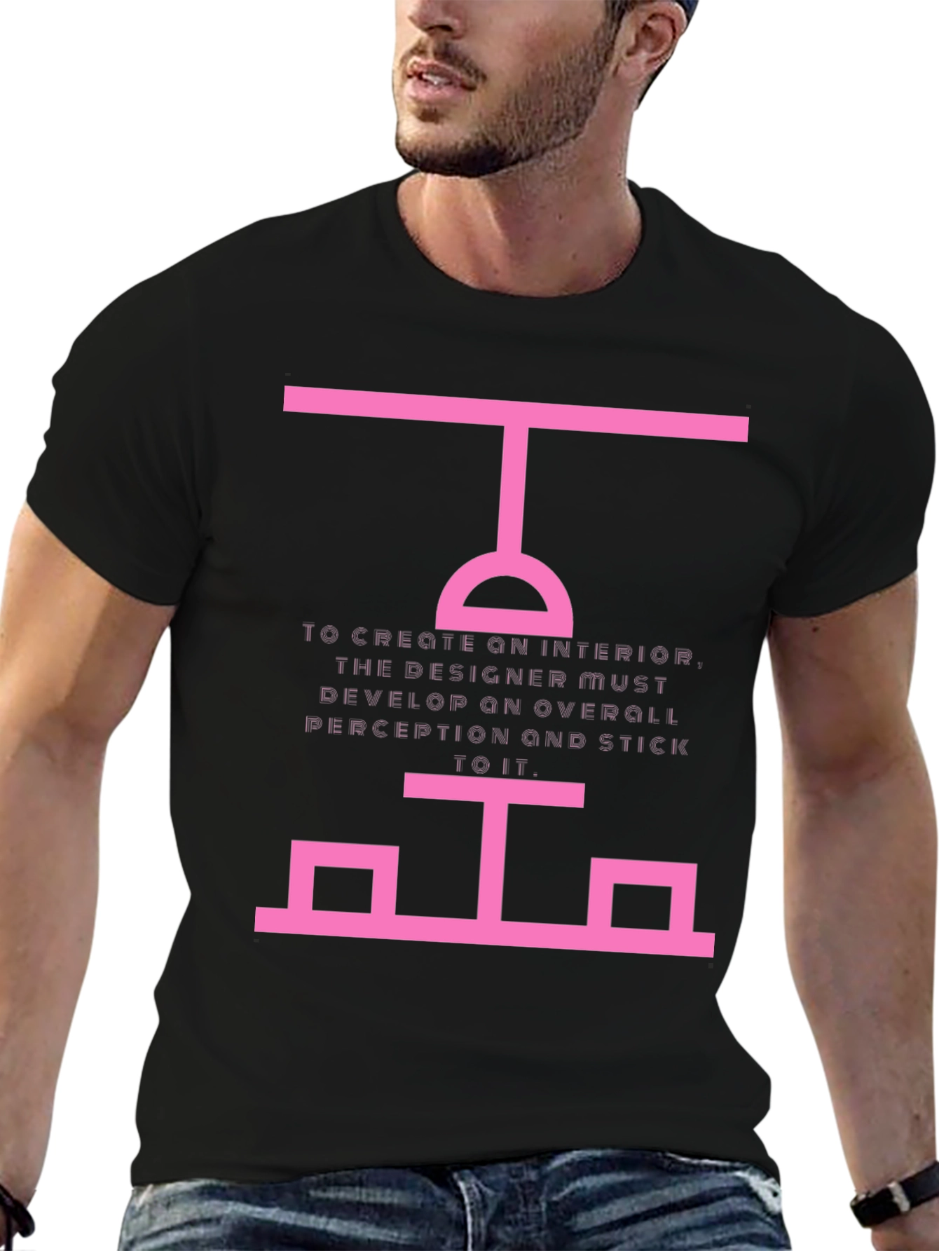 Modernist Design T-Shirt - Interior Designer Graphic Tee