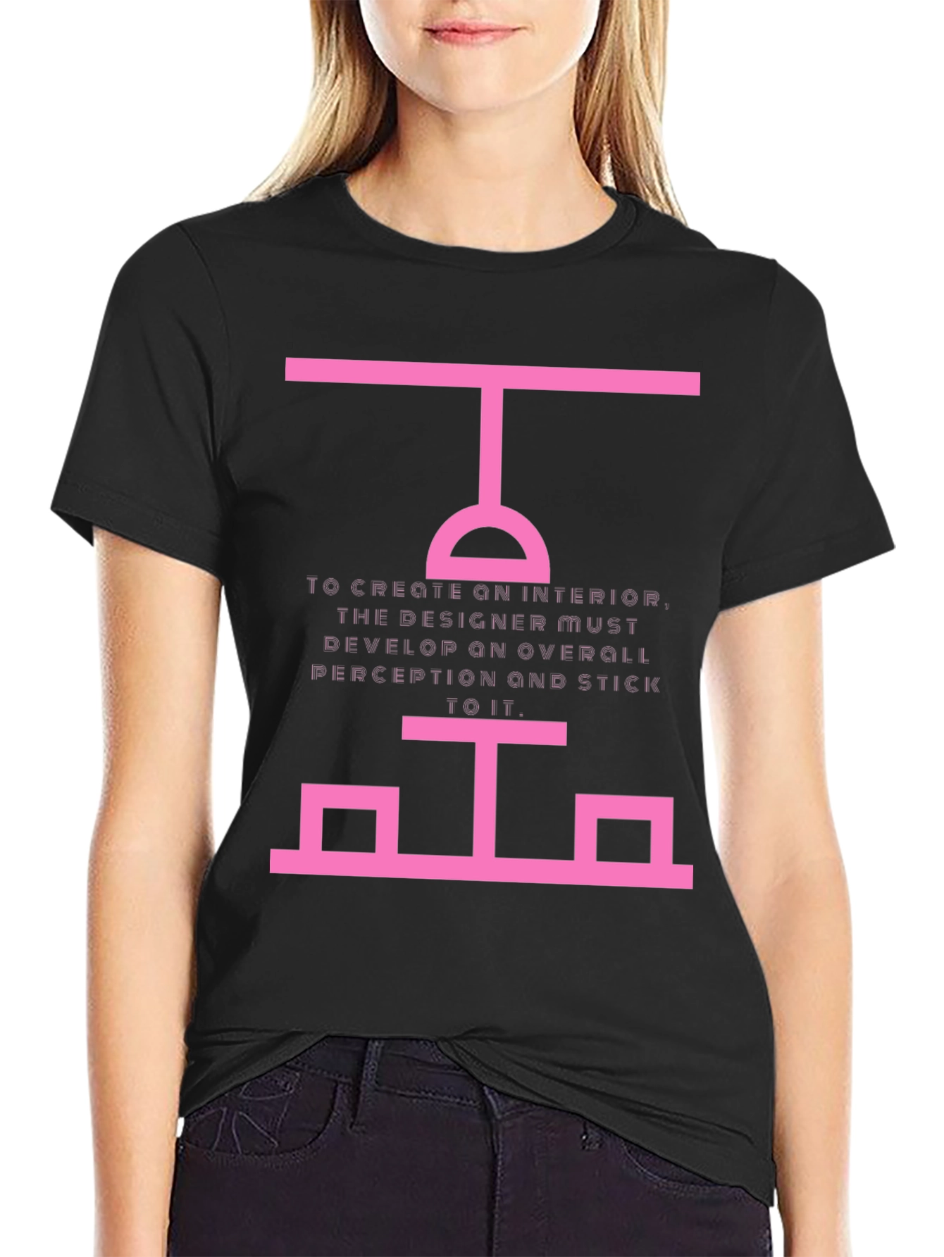 Modernist Design T-Shirt - Interior Designer Graphic Tee
