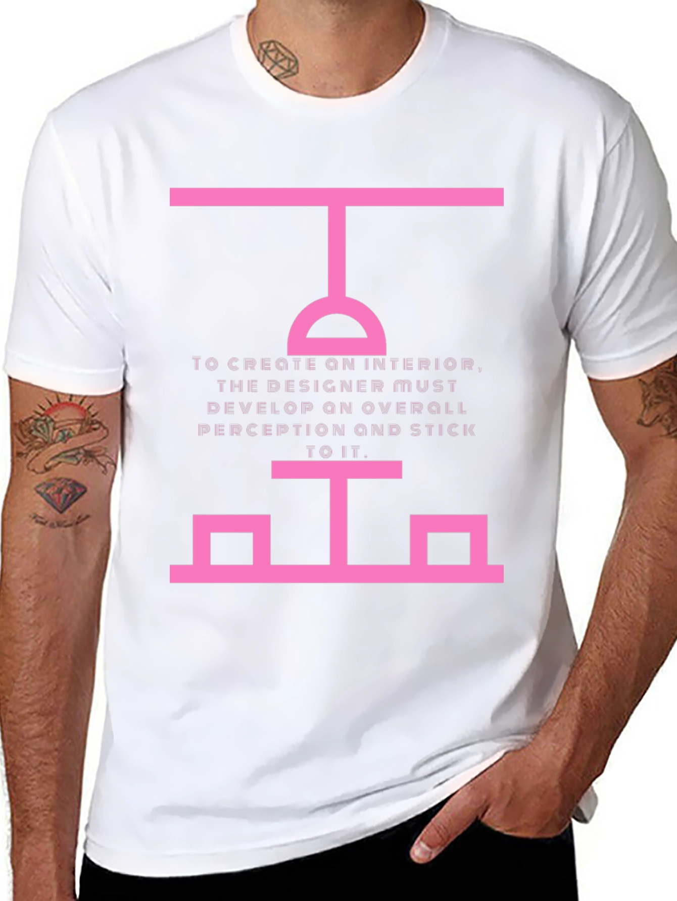 Modernist Design T-Shirt - Interior Designer Graphic Tee
