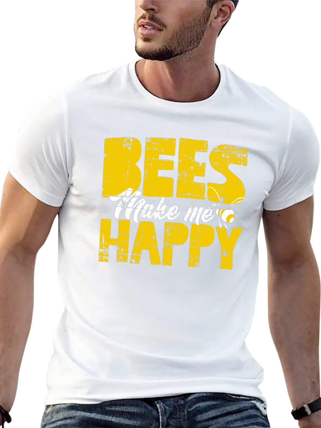 Bees Make Me Happy T-Shirt