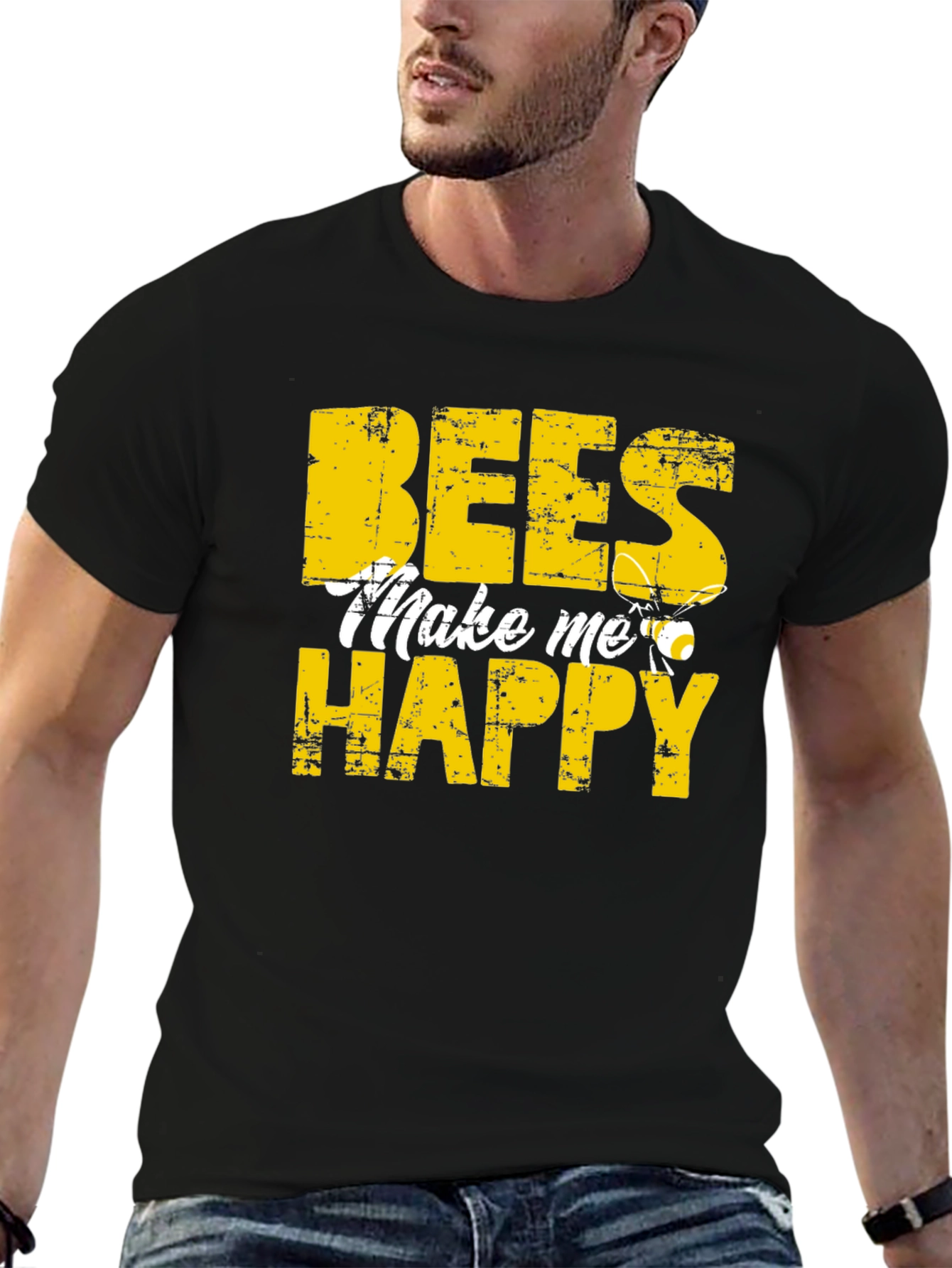 Bees Make Me Happy T-Shirt