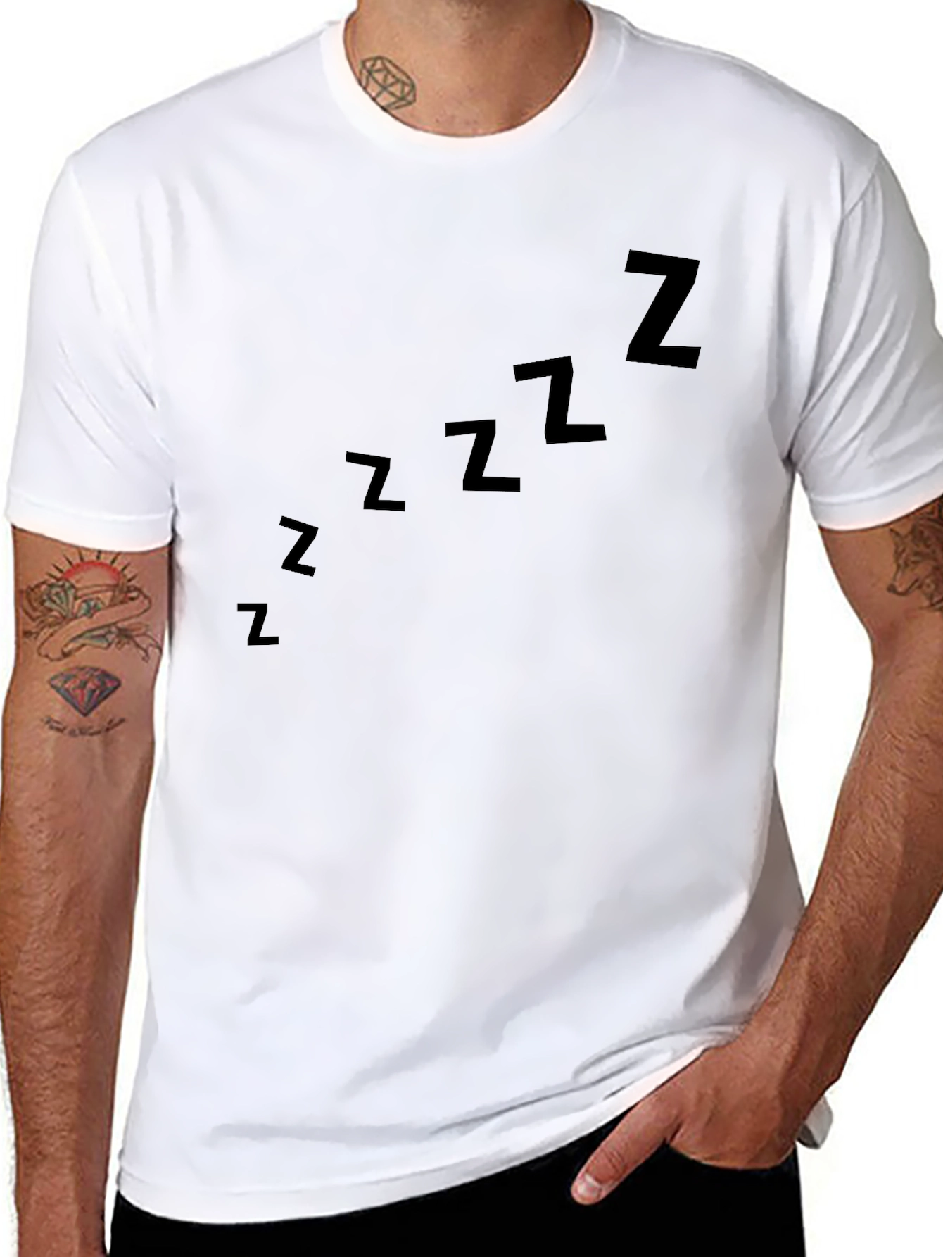 Sleepy Time Black Graphic Tee
