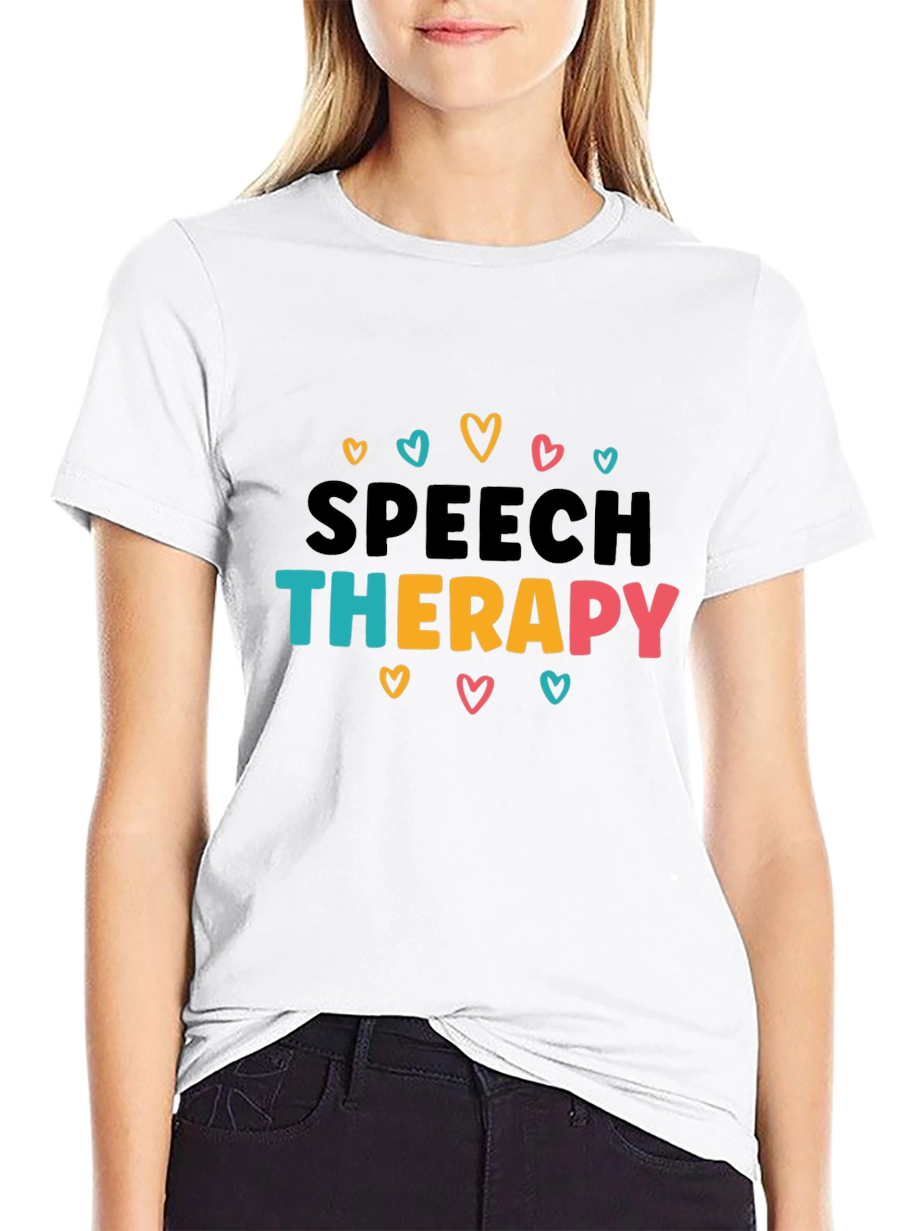Speech Therapy Heart T-Shirt