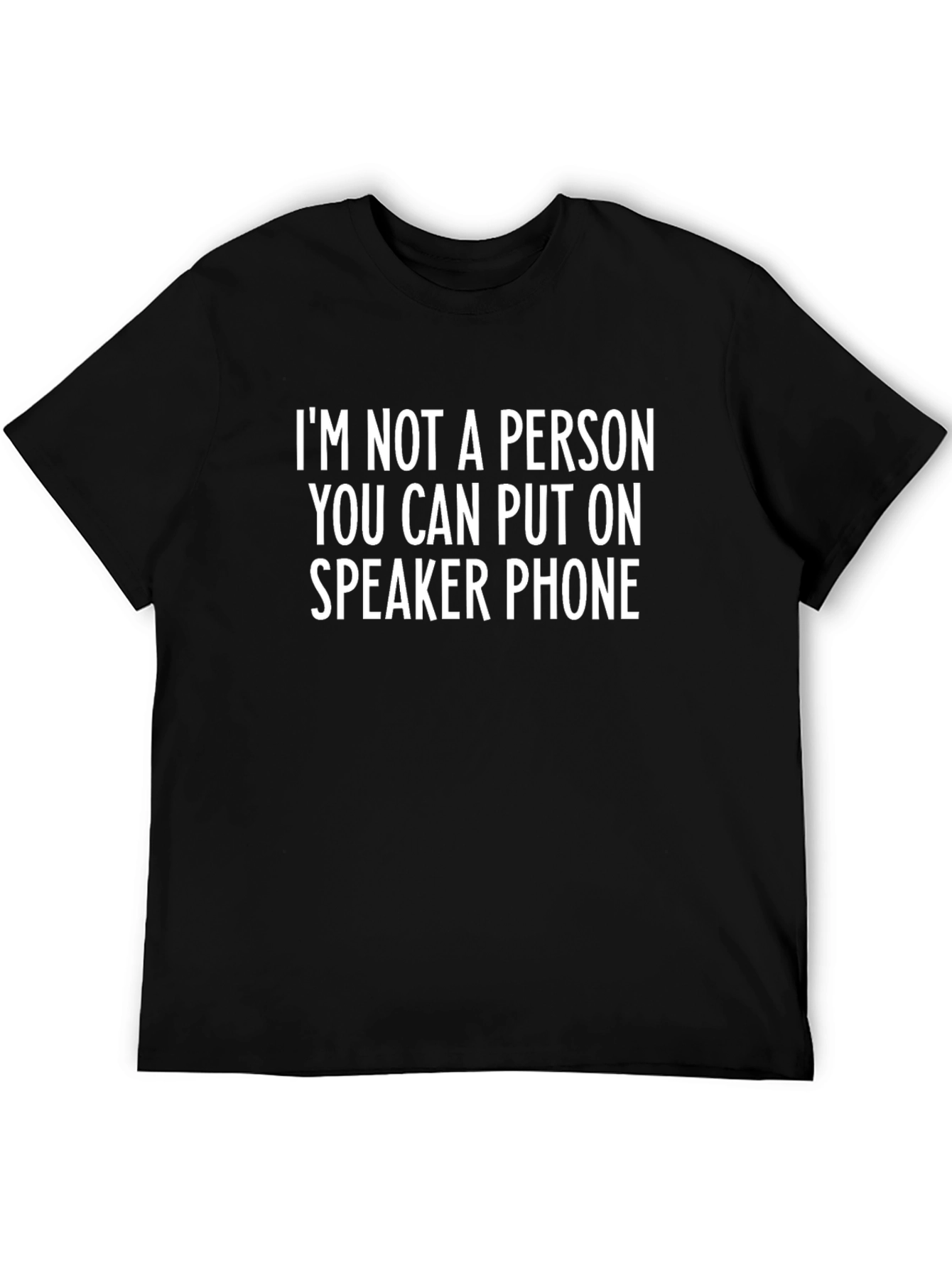 Speaker Phone T-Shirt - Funny Slogan Tee