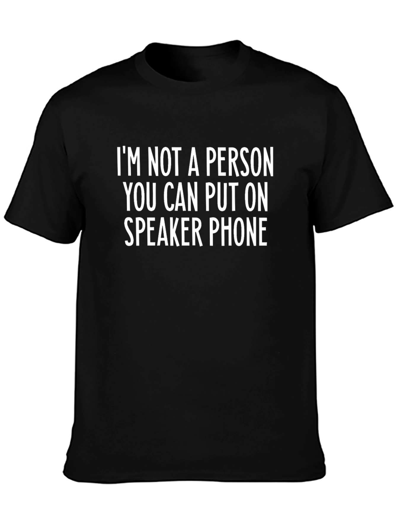 Speaker Phone T-Shirt - Funny Slogan Tee