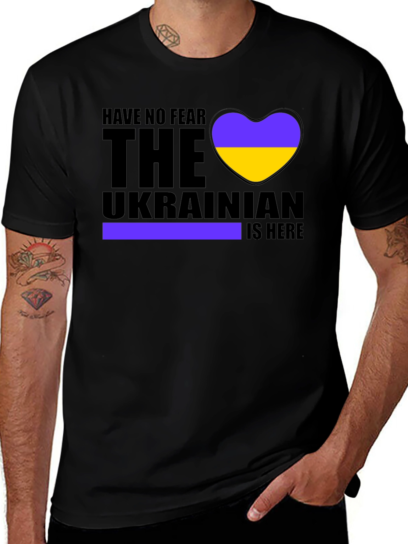 Ukrainian Pride Black T-Shirt