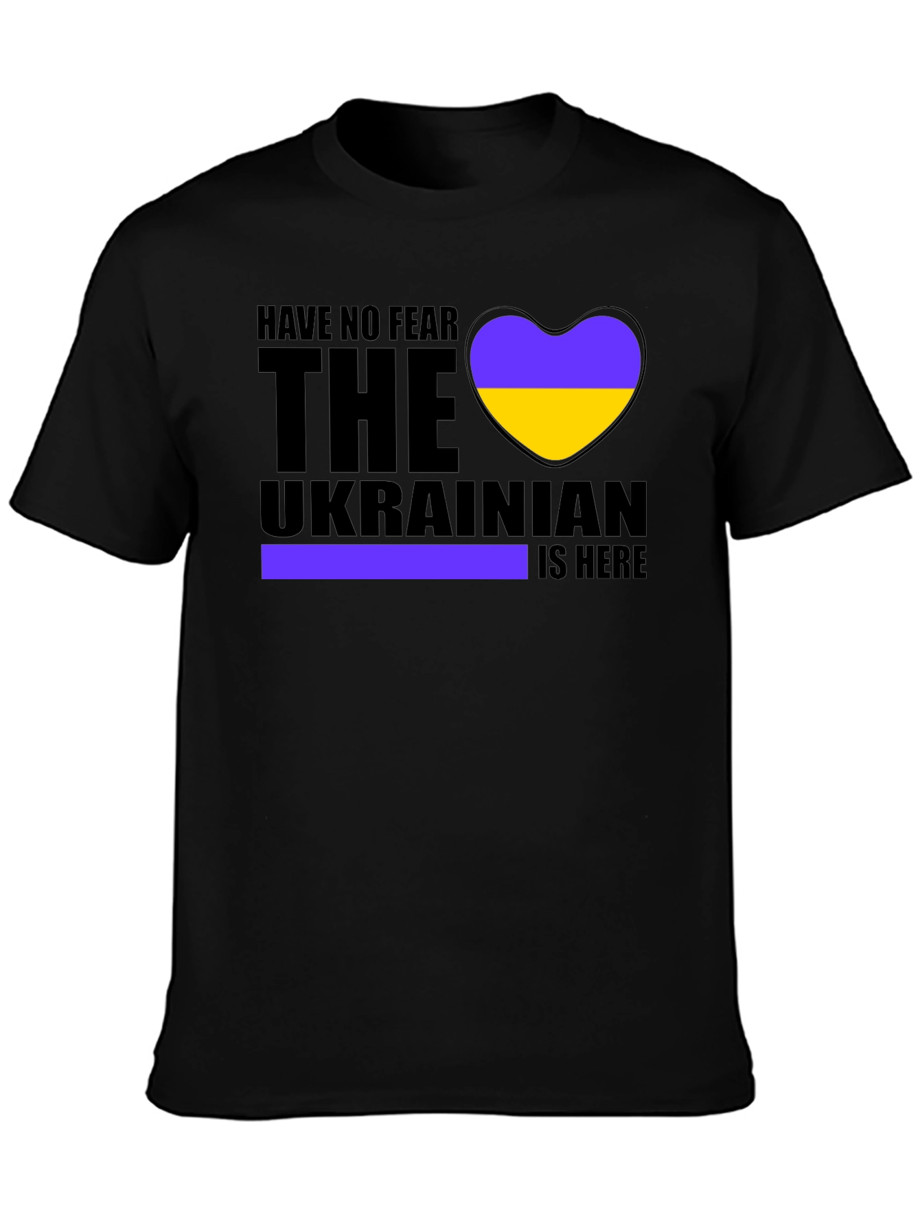 Ukrainian Pride Black T-Shirt